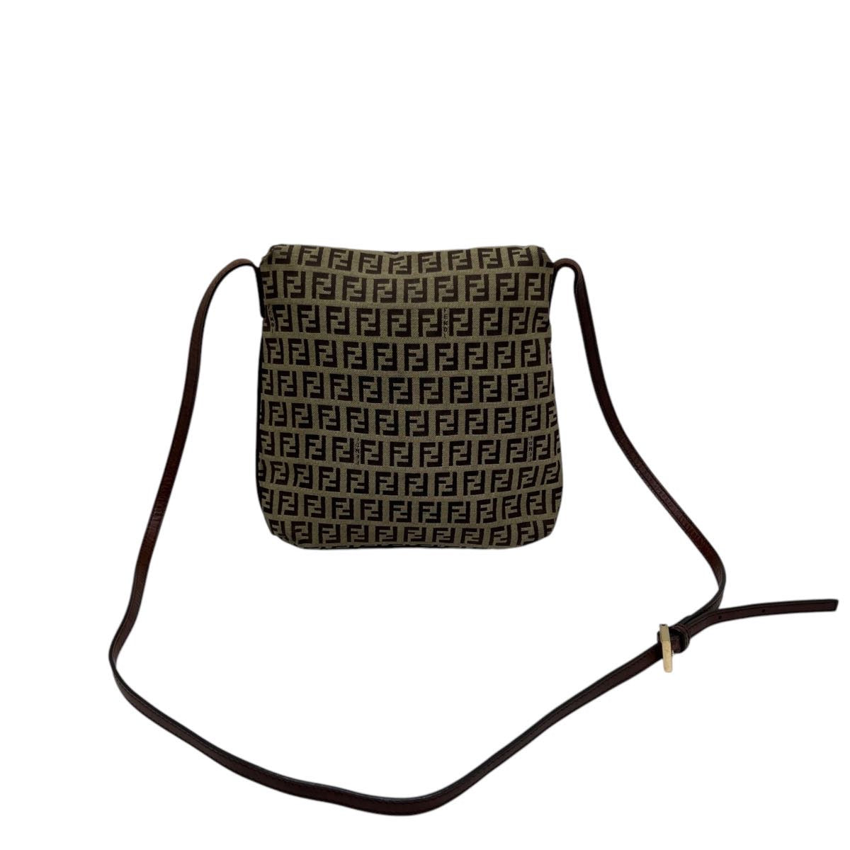 FENDI BORSA A TRACOLLA IN TESSUTO FF