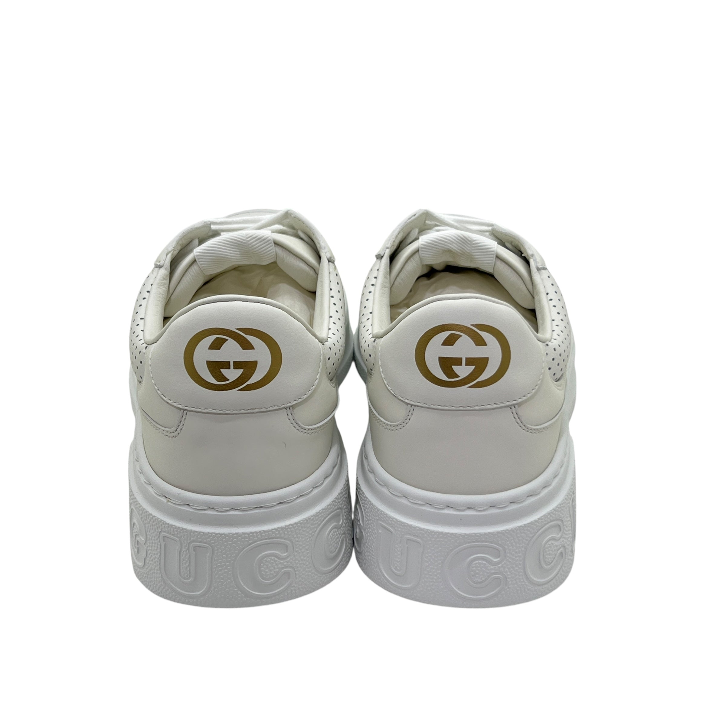 Sneakers con suola oversize e GG in rilievo taglia 9,5
