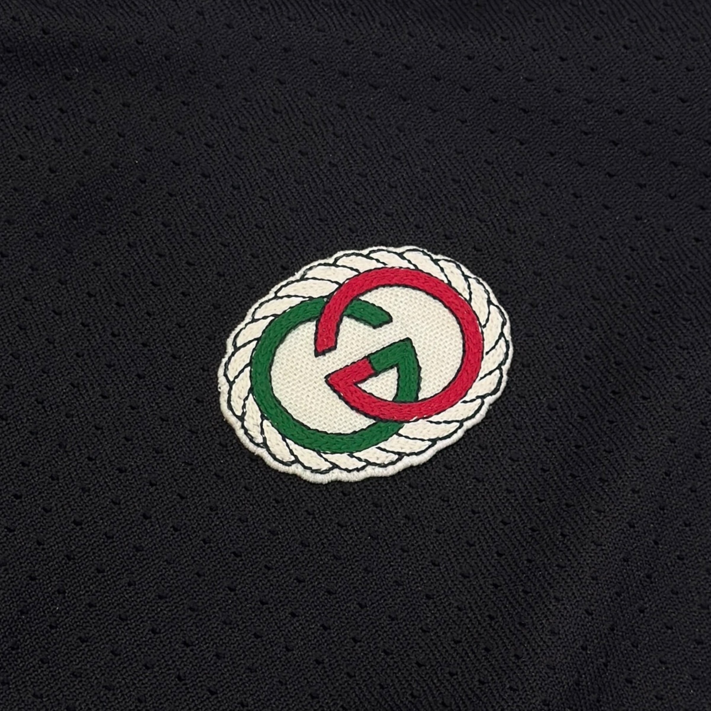 Felpa in jersey con zip taglia L