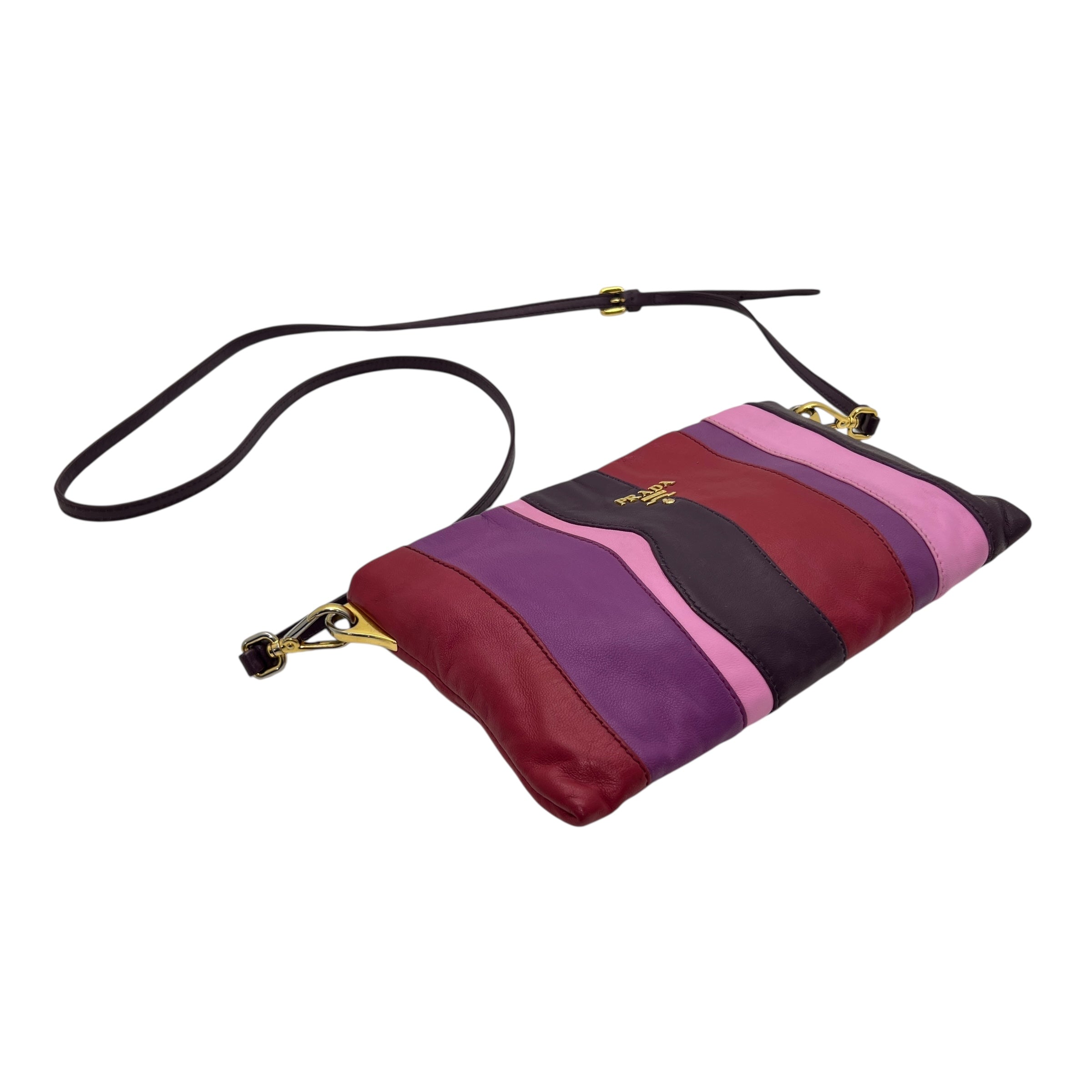 Pochette multicolor con tracolla