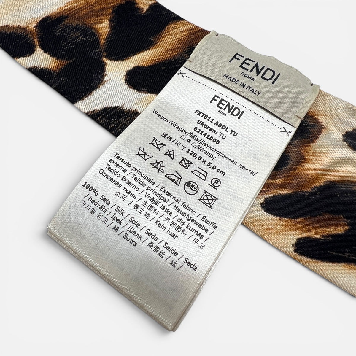 Wrappy Bandeau in seta