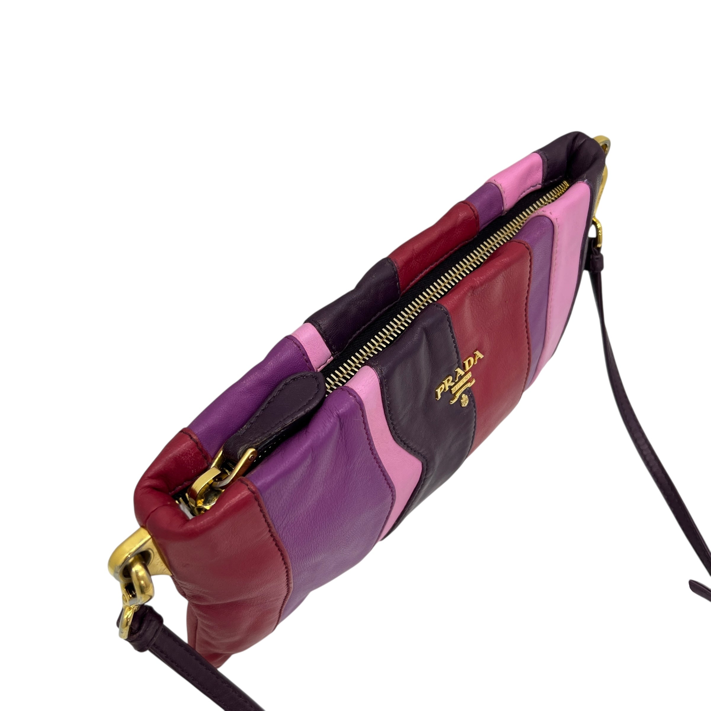 Pochette multicolor con tracolla