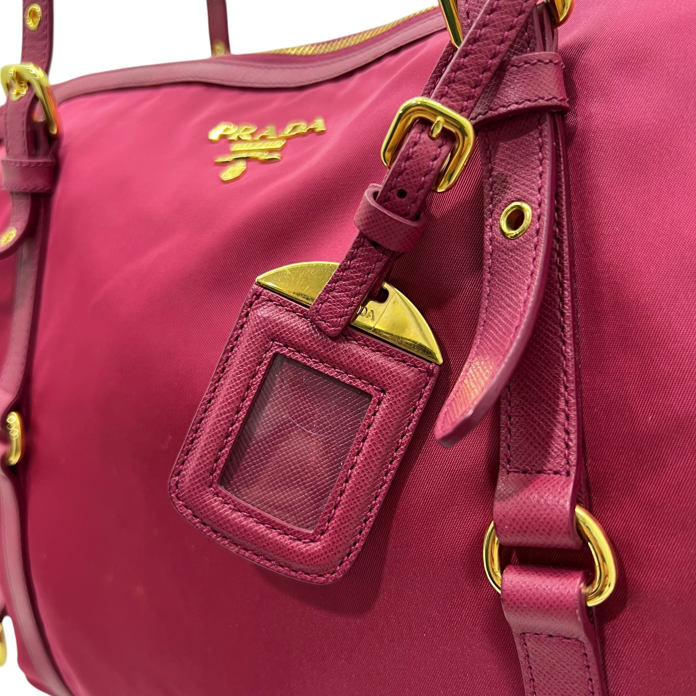 Borsa grande in Nylon e Saffiano