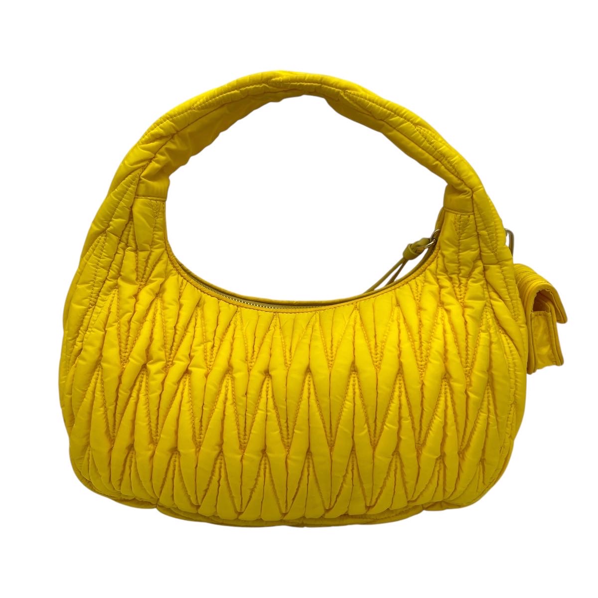 MIU MIU BORSA HOBO WANDER MATELASSÉ IN RE-NYLON