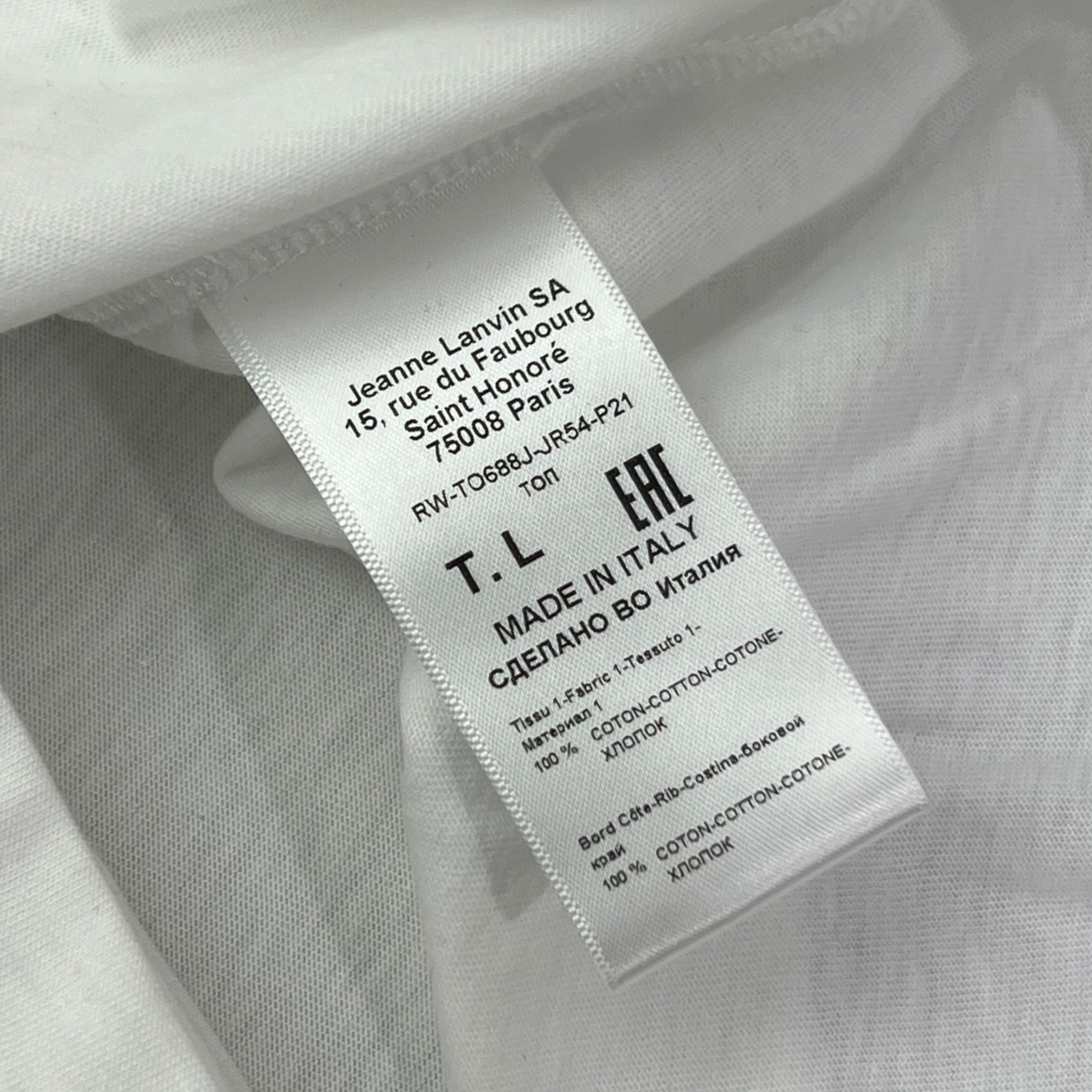 Logo T-shirt taglia L