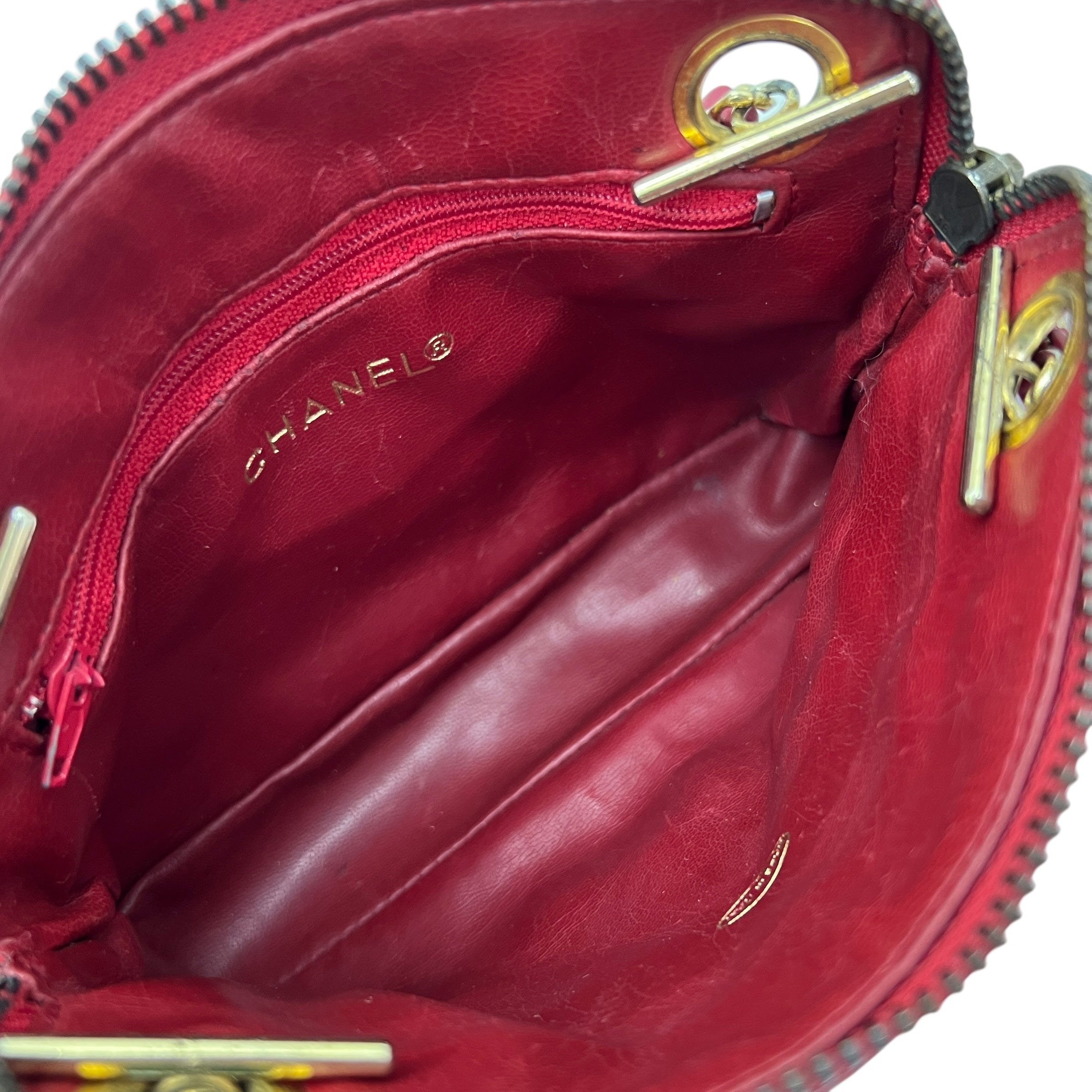 Mini borsa in agnello