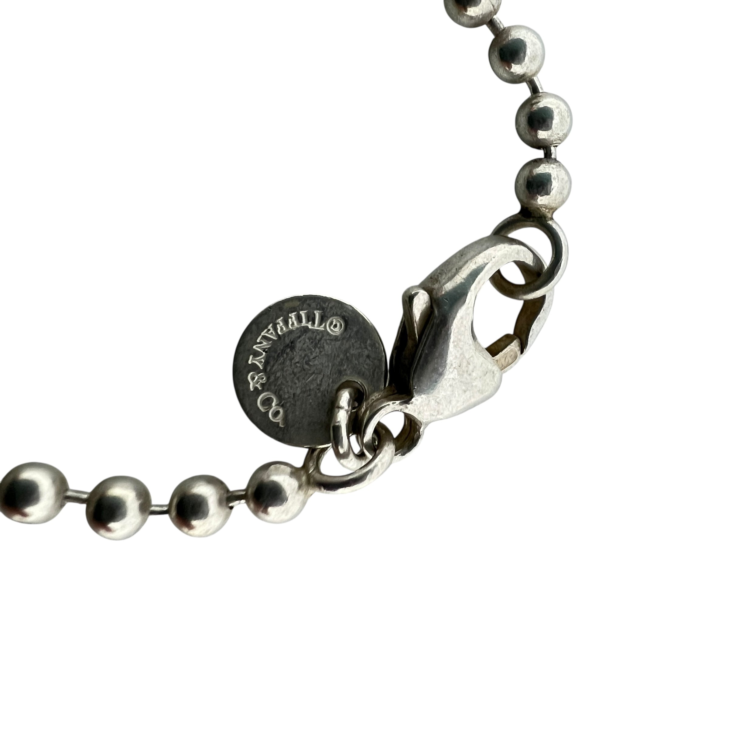 Pendente Heart Tag grande con catena