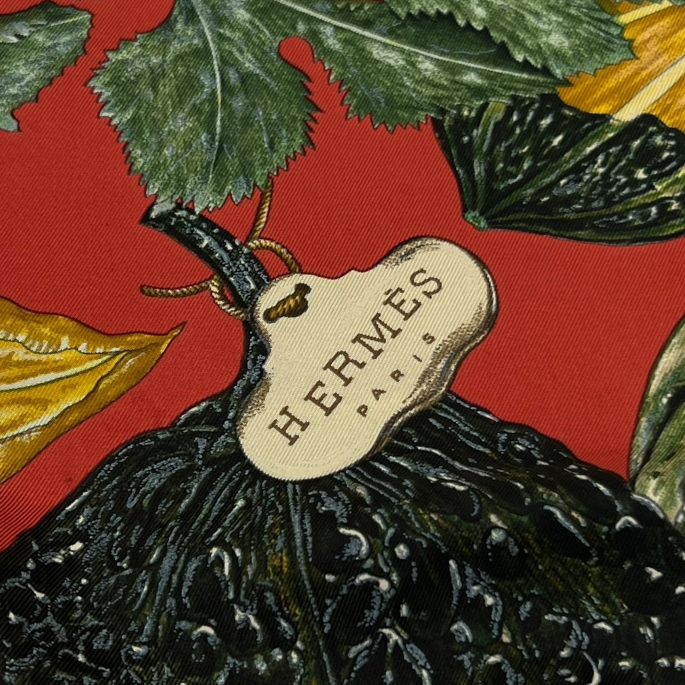 Foulard Carré 90 “Citrouilles & Coloquintes”