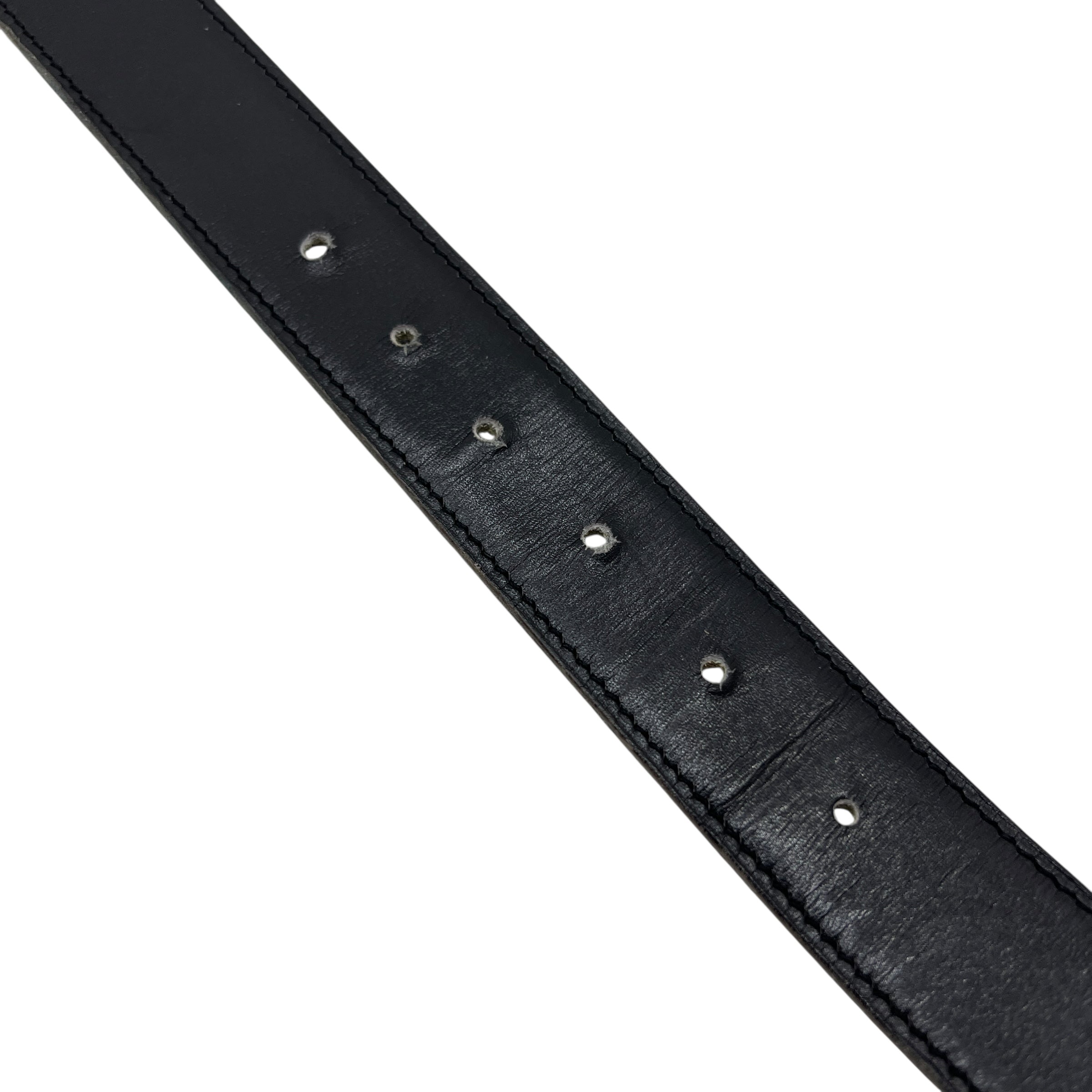 Fibbia H da cintura & pelle reversibile 32 mm