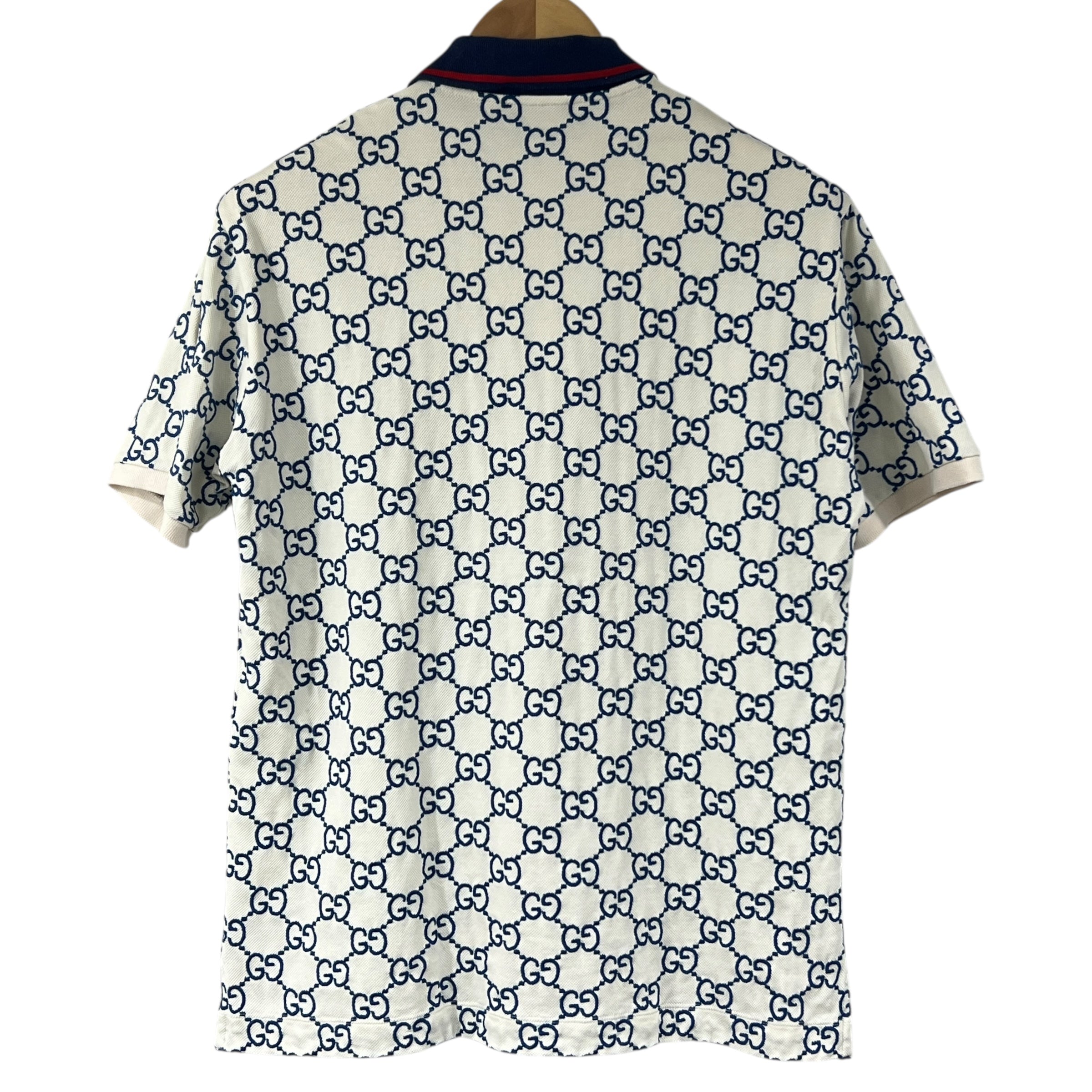 Polo in piquet di cotone GG jacquard taglia S (veste M)