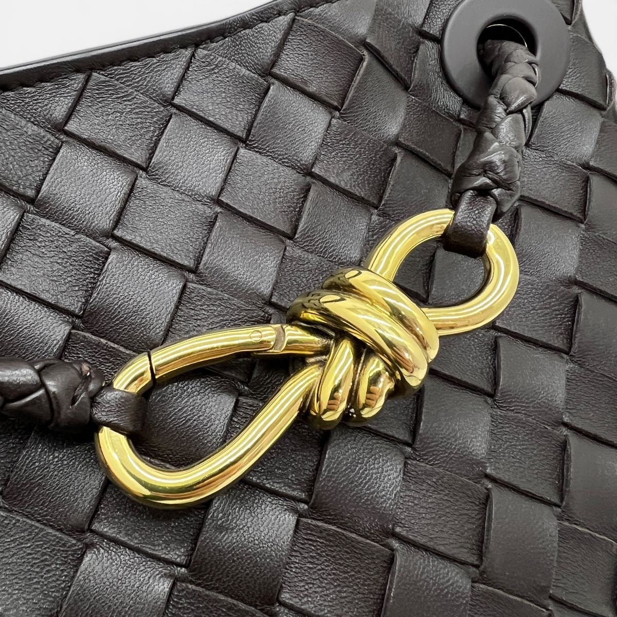 Andiamo borsa piccola in pelle (marrone Fondant)