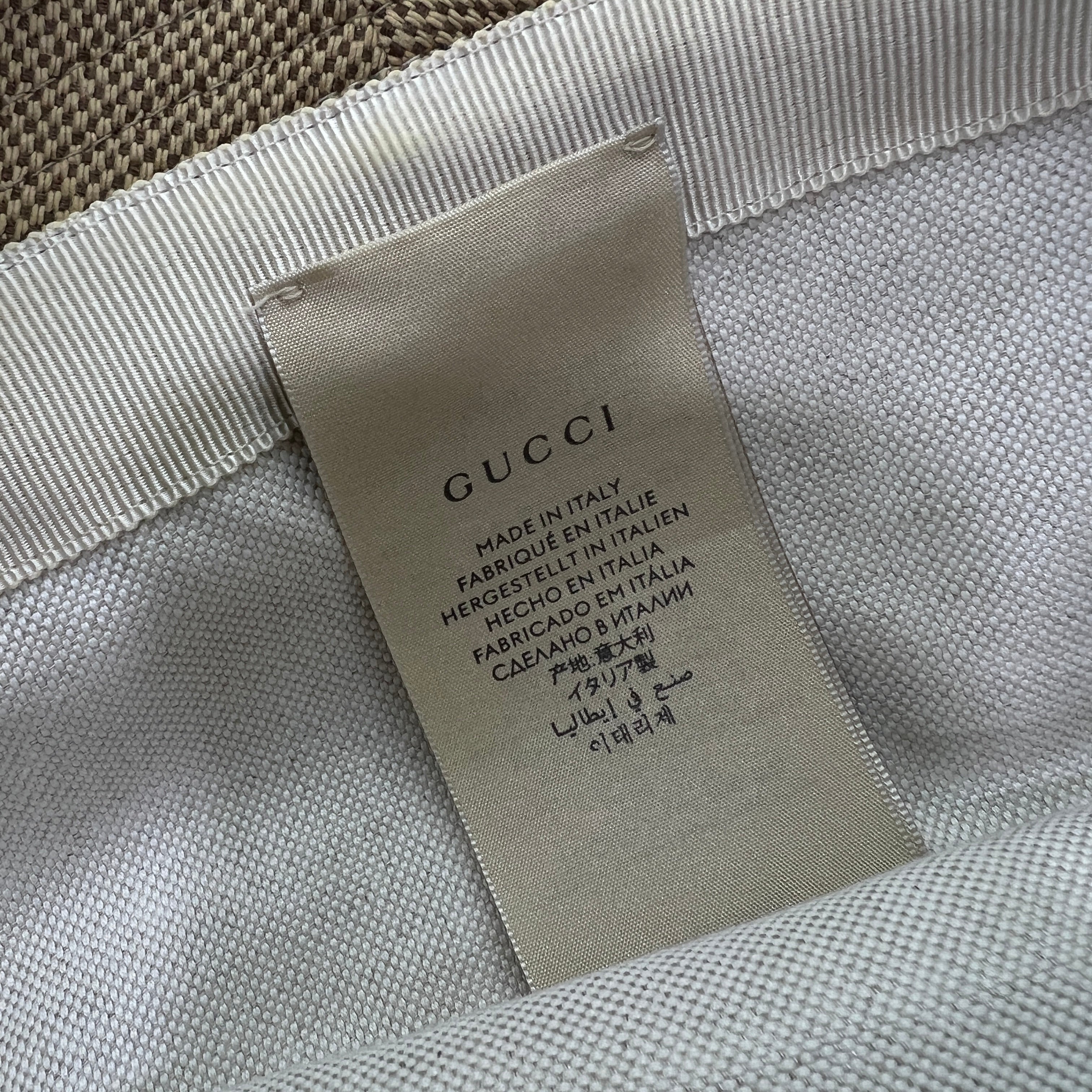 GUCCI CLOCHE FEDORA JUMBO GG TG XXL