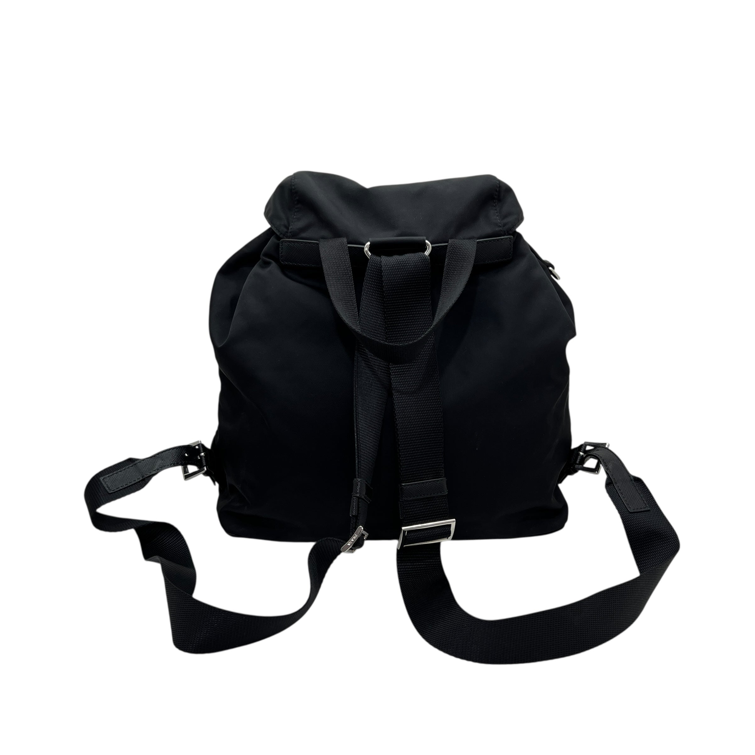 Zaino Medium in Re- Nylon e Saffiano