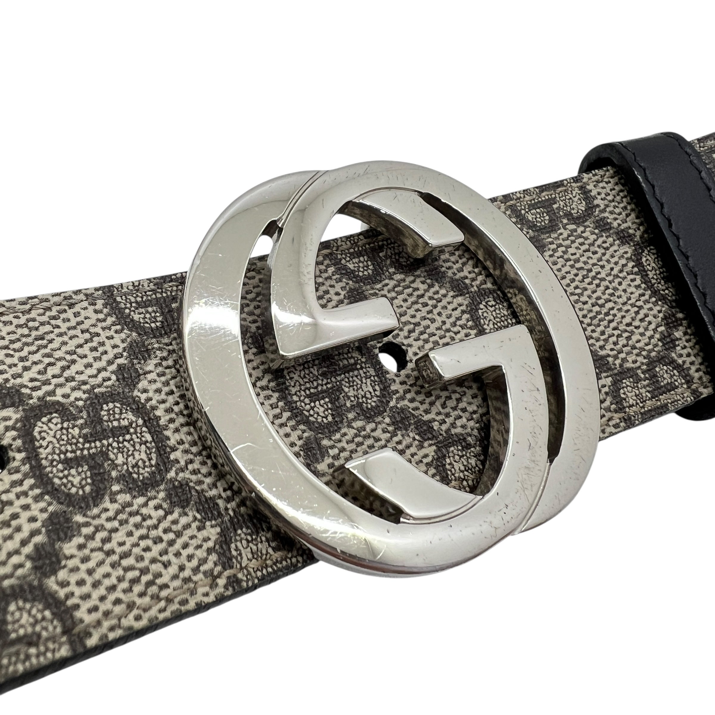 Cintura reversibile fibbia Incrocio GG taglia 115