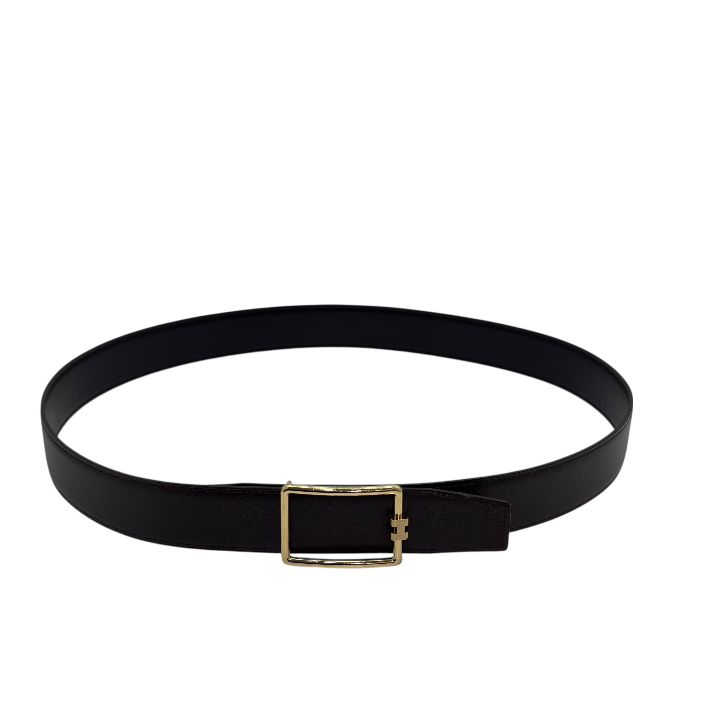 Fibbia da cintura Tube H & Pelle reversibile per cintura 38 mm taglia 105