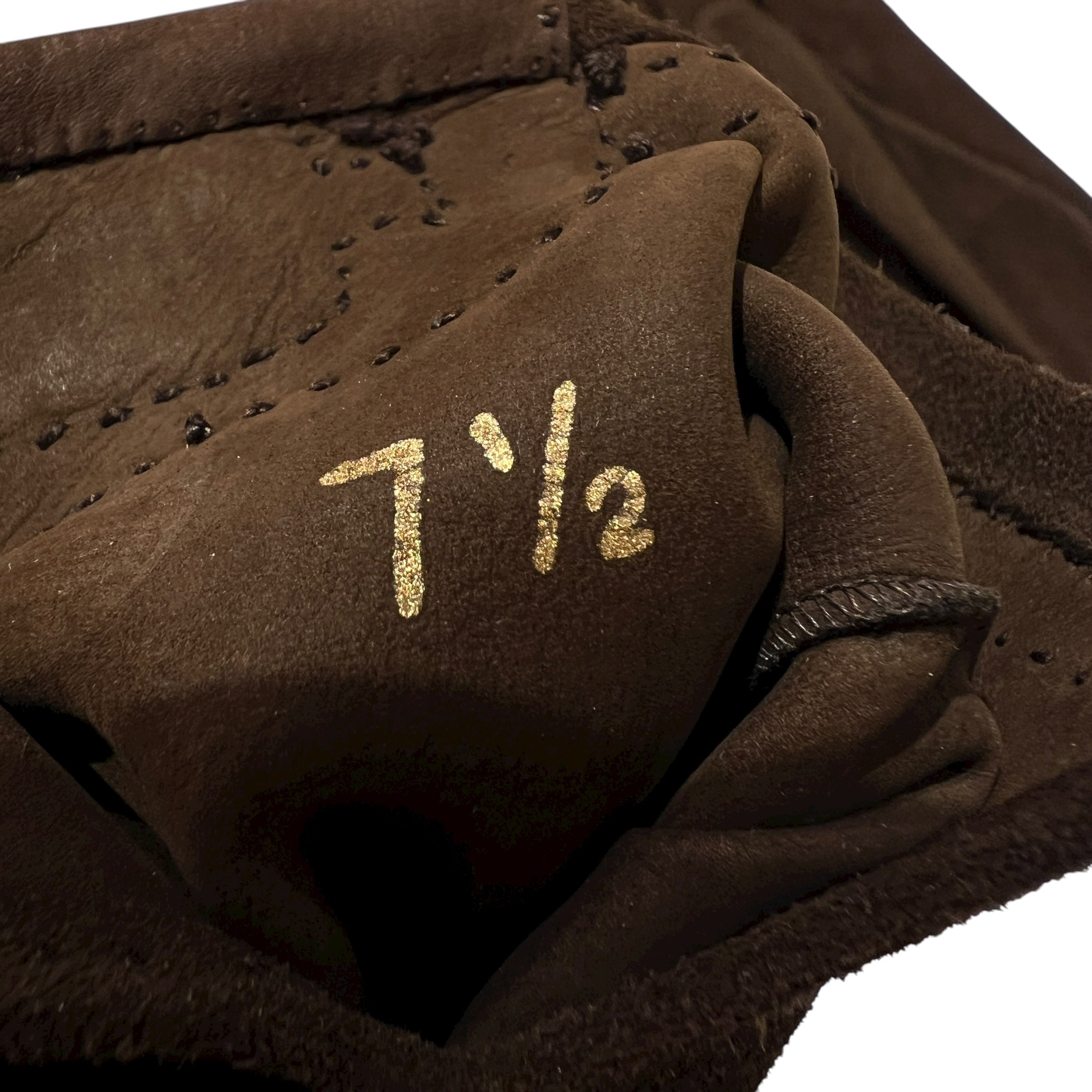 Guanti in daino Tg. 7,5