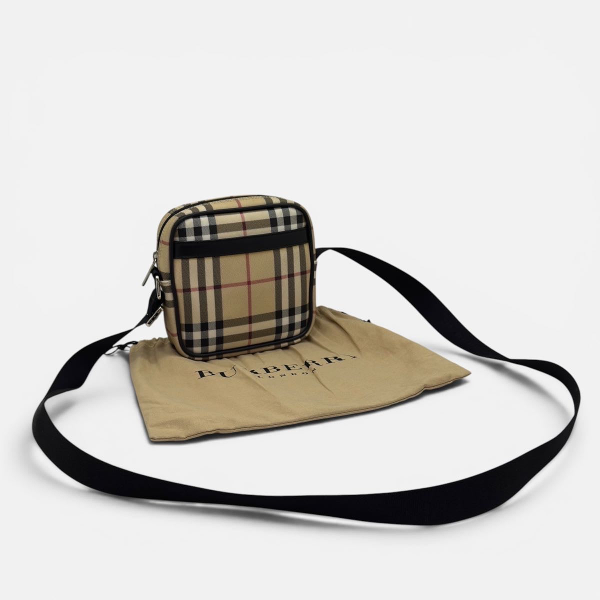 Mini borsa a tracolla Check