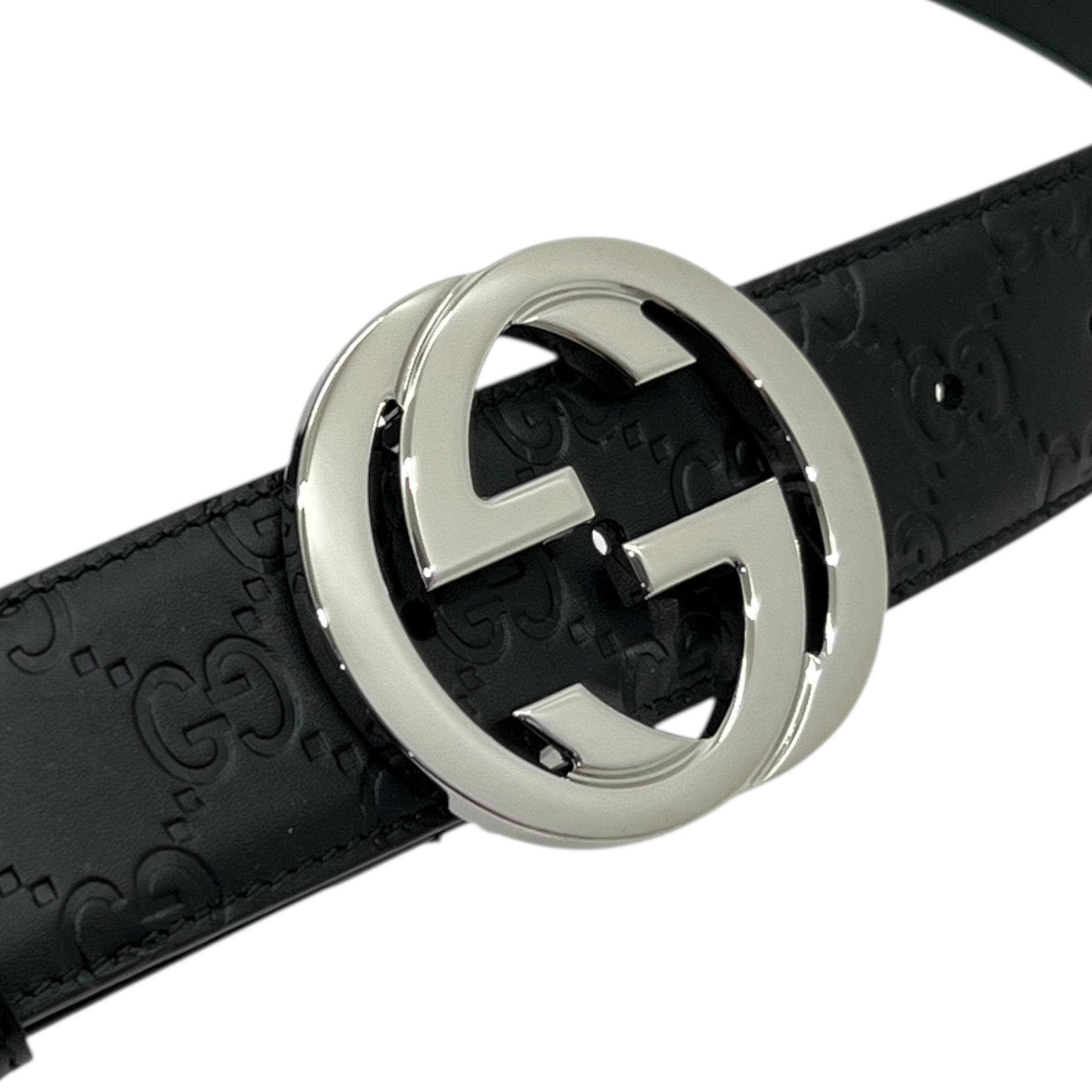 Cintura con fibbia Incrocio GG taglia 95