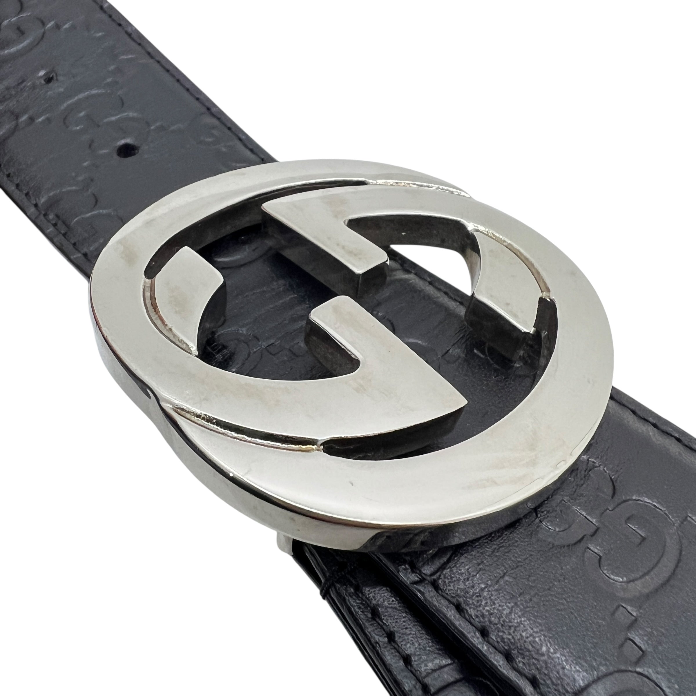 Cintura con fibbia incrocio GG Tg. 90