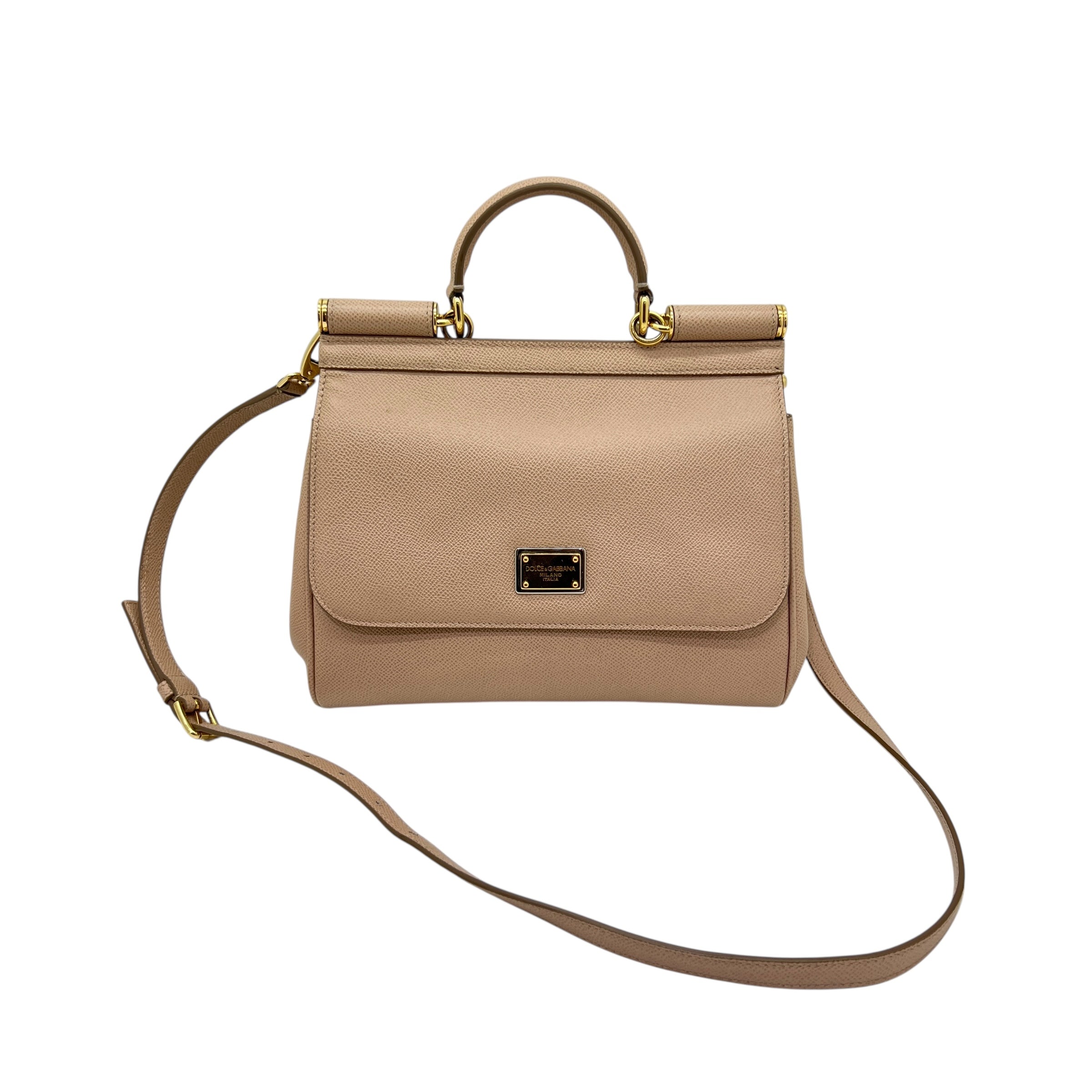 DOLCE & GABBANA SICILY GRANDE BORSA A MANO CON TRACOLLA