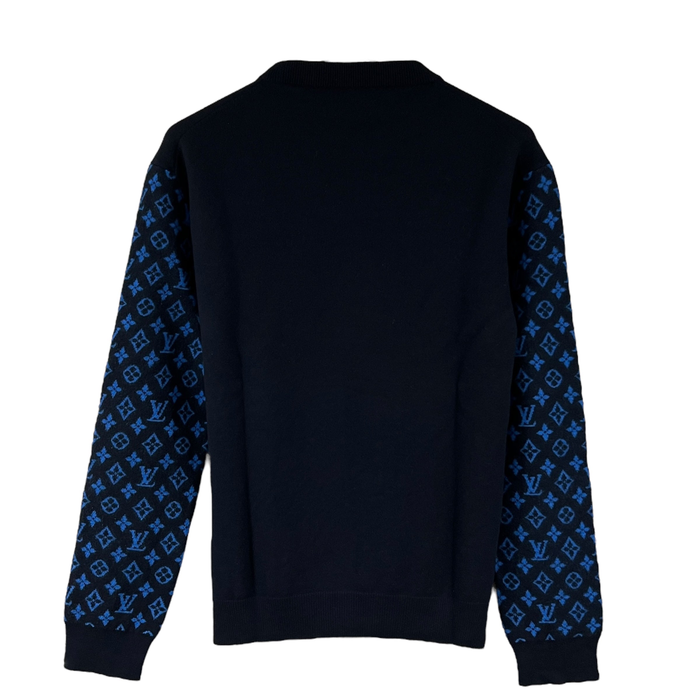 Maglione girocollo con motivo Monogram