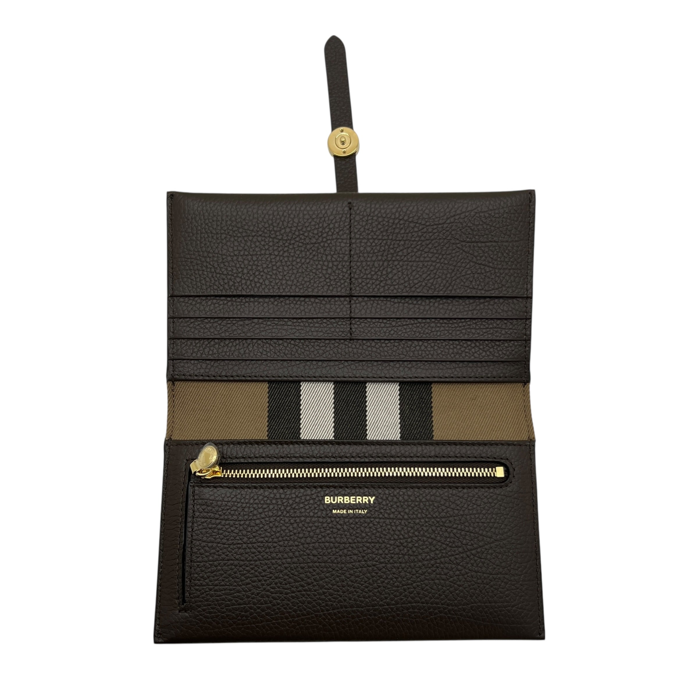 Portafoglio lungo in pelle