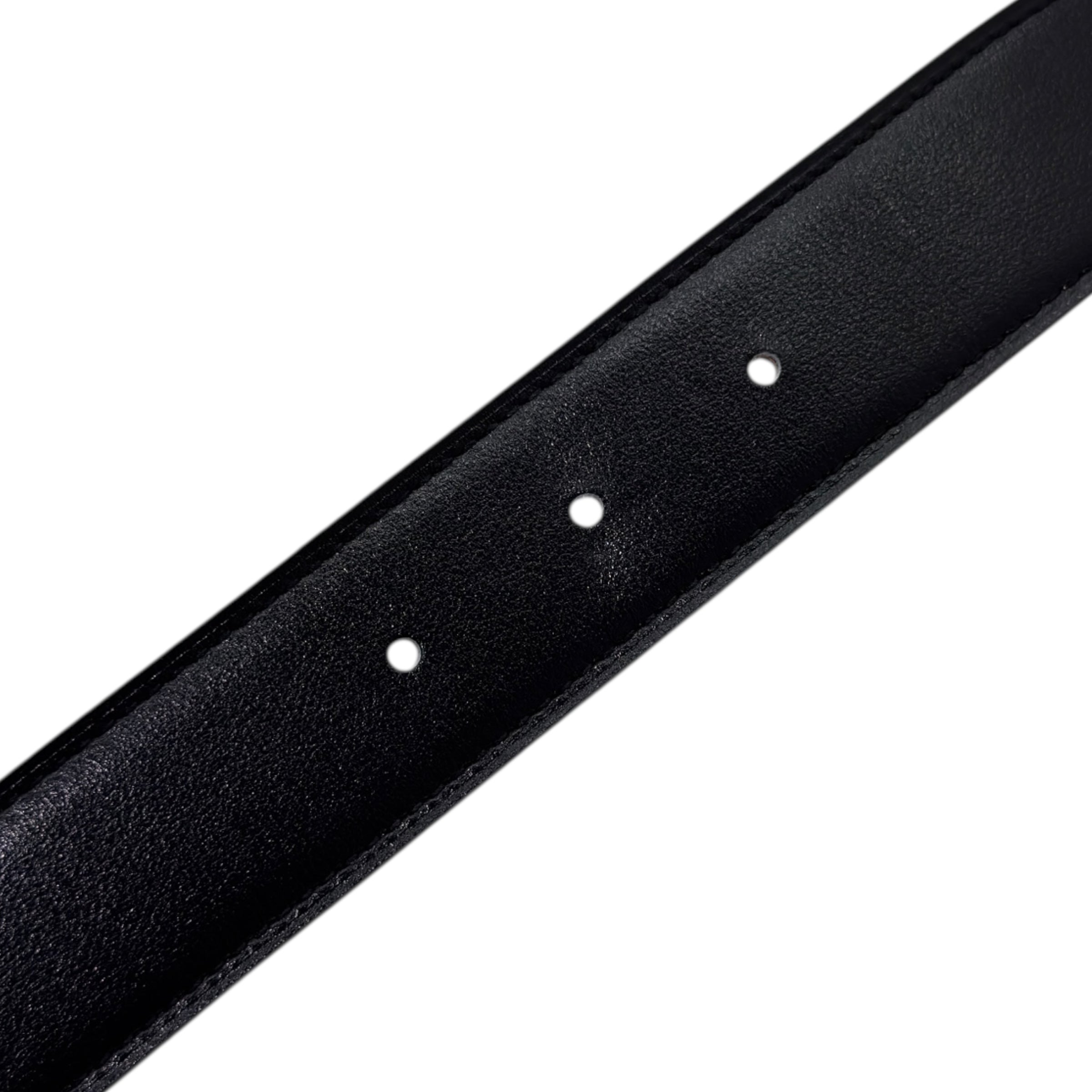 Fibbia da cintura H & Pelle reversibile per cintura 32 mm taglia 100