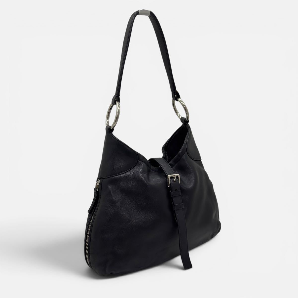 Borsa a spalla in nappa