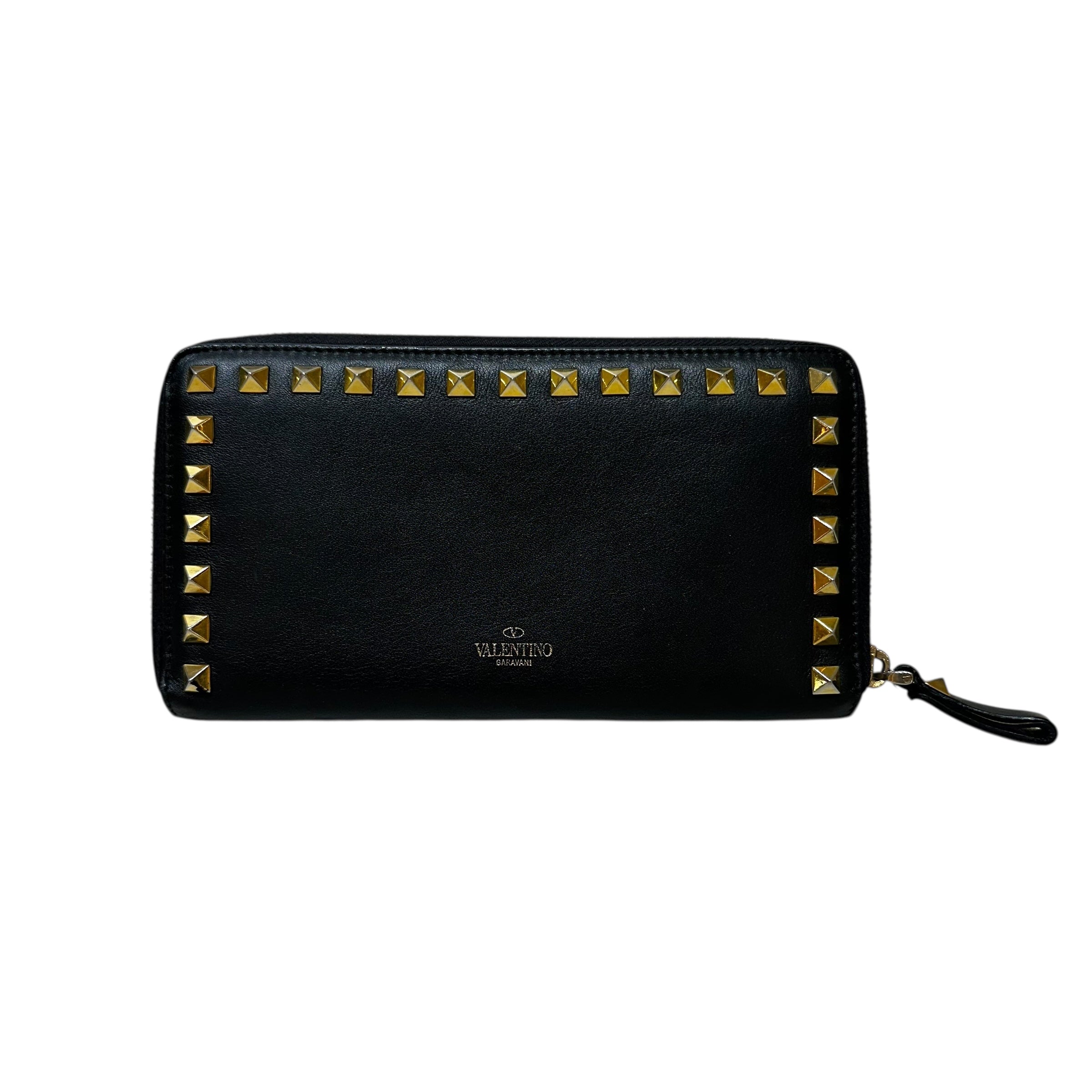 Portafoglio Rockstud con zip