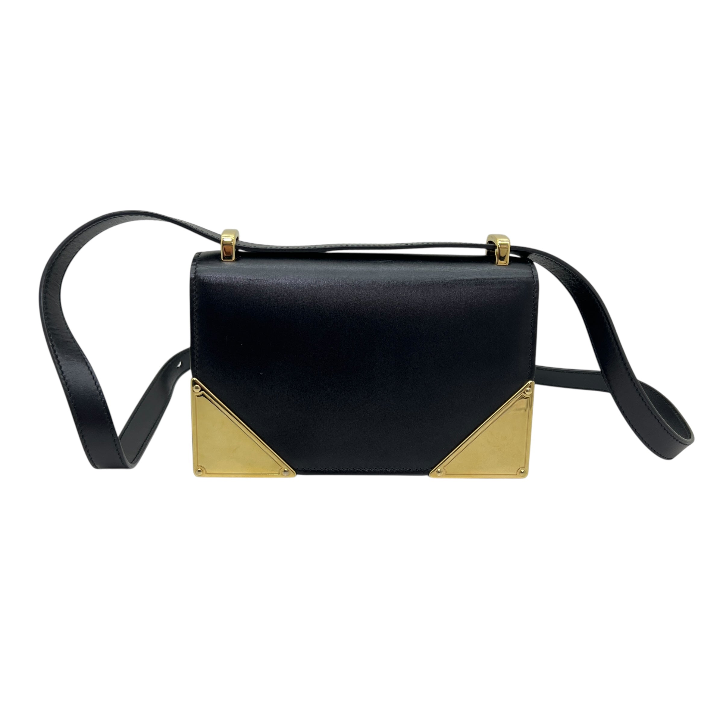 Borsa a spalla in pelle liscia