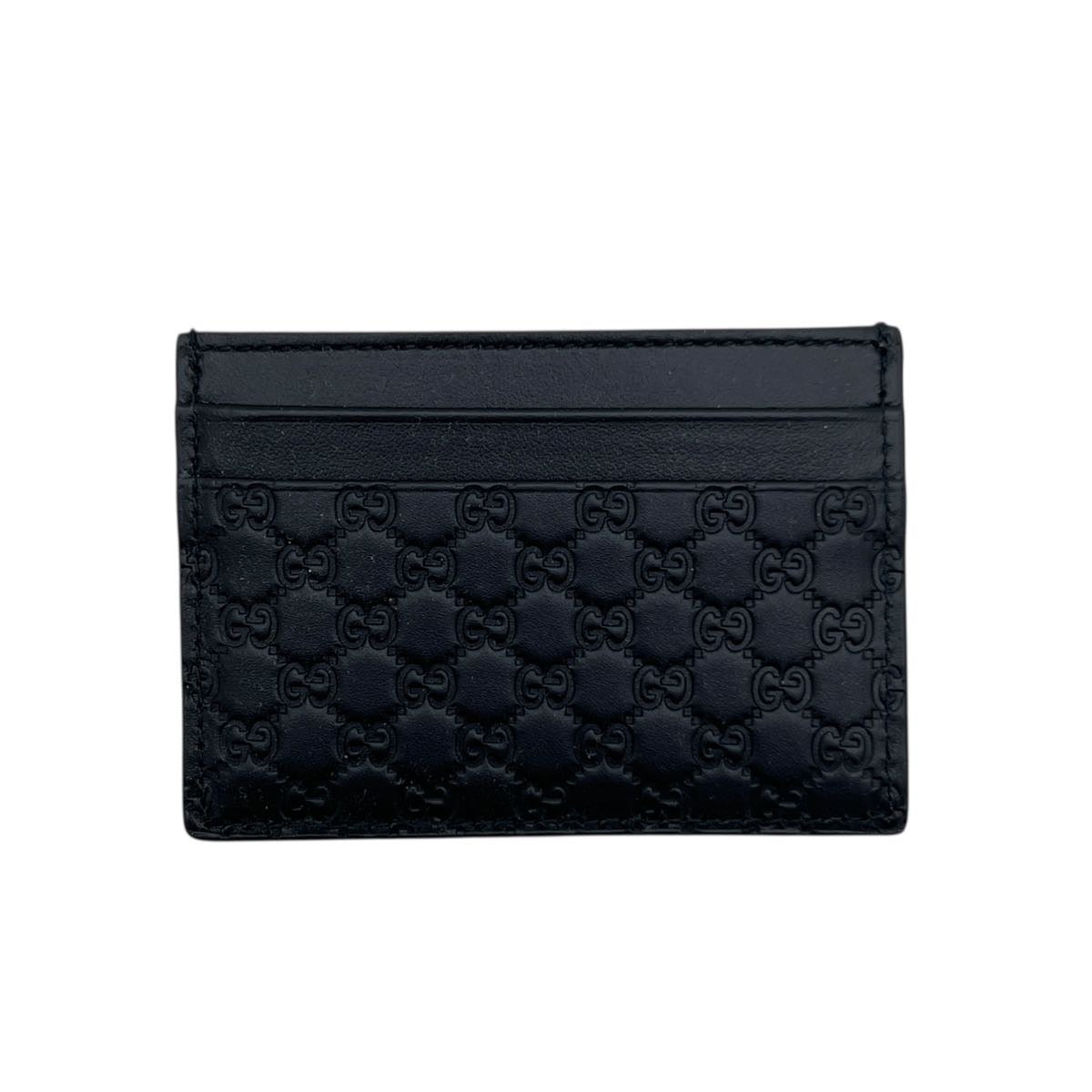 GUCCI PORTA CARTE IN PELLE MICROGUCCISSIMA