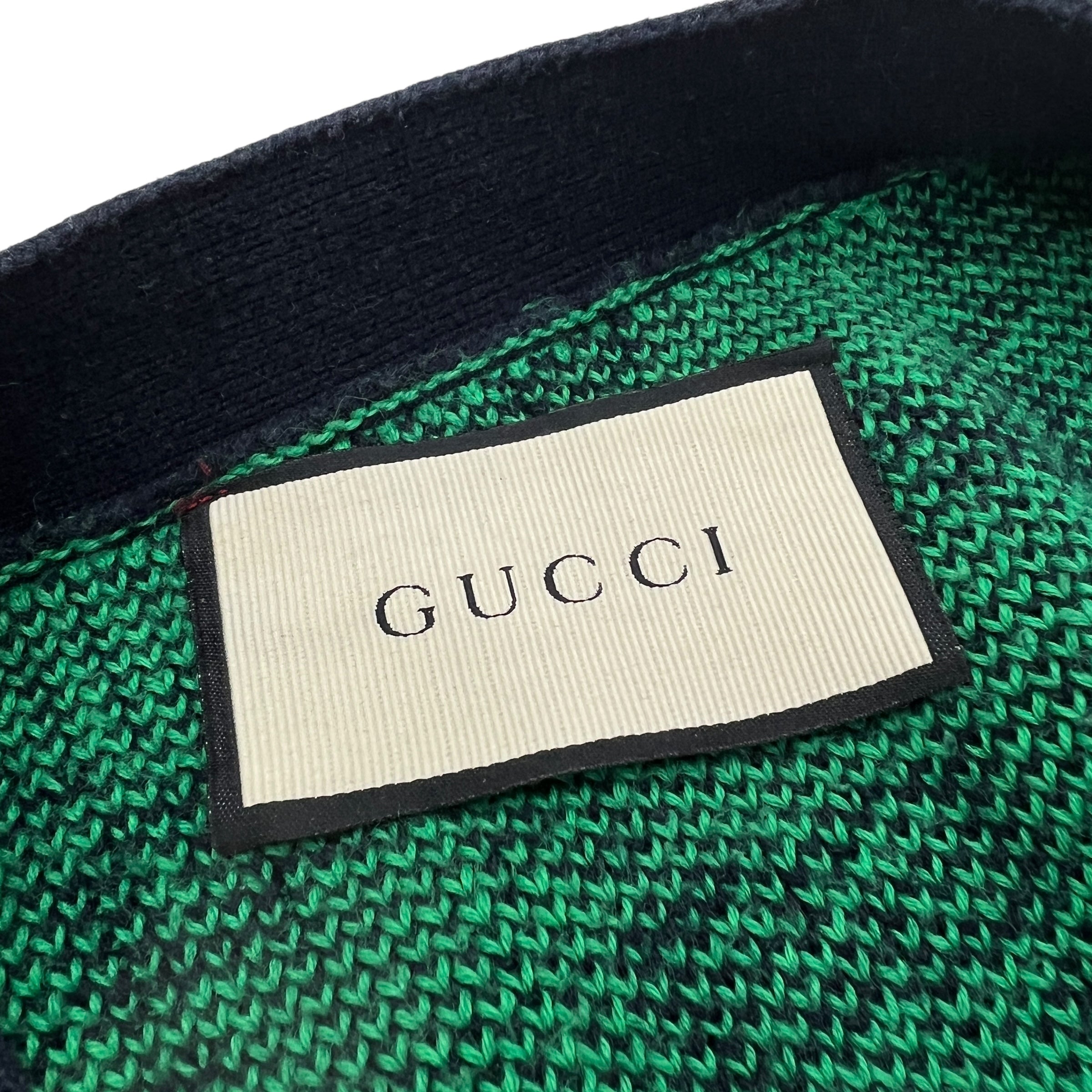 Cardigan multicolor GG in cotone misto cashmere taglia M