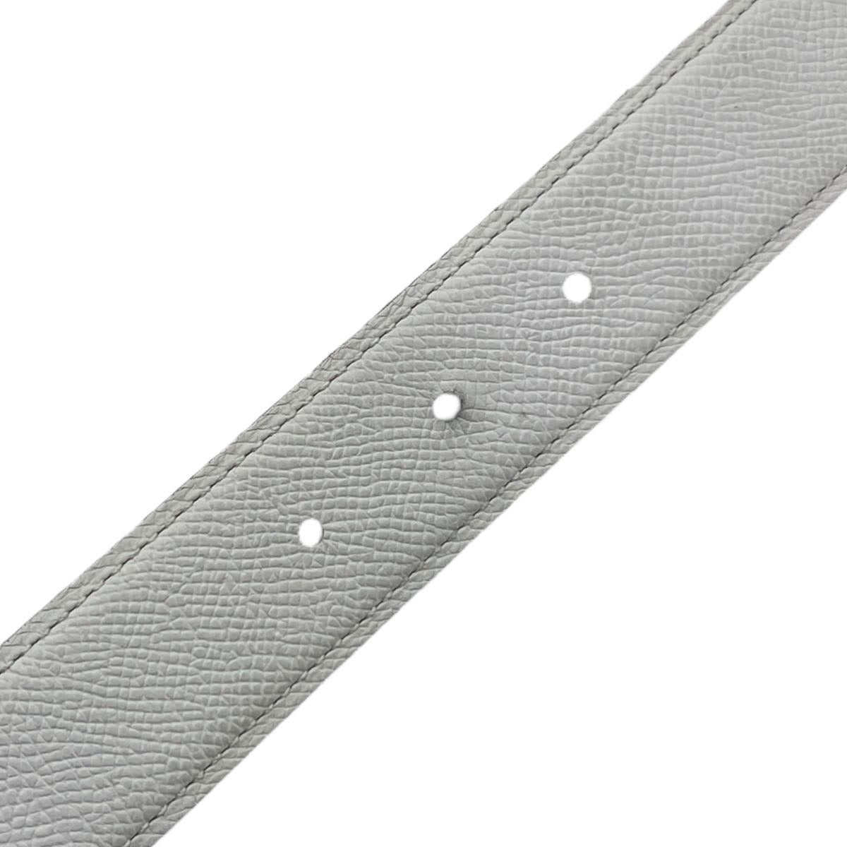 HERMÈS FIBBIA H PER CINTURA IN PELLE REVERSIBILE 32 mm TG 90