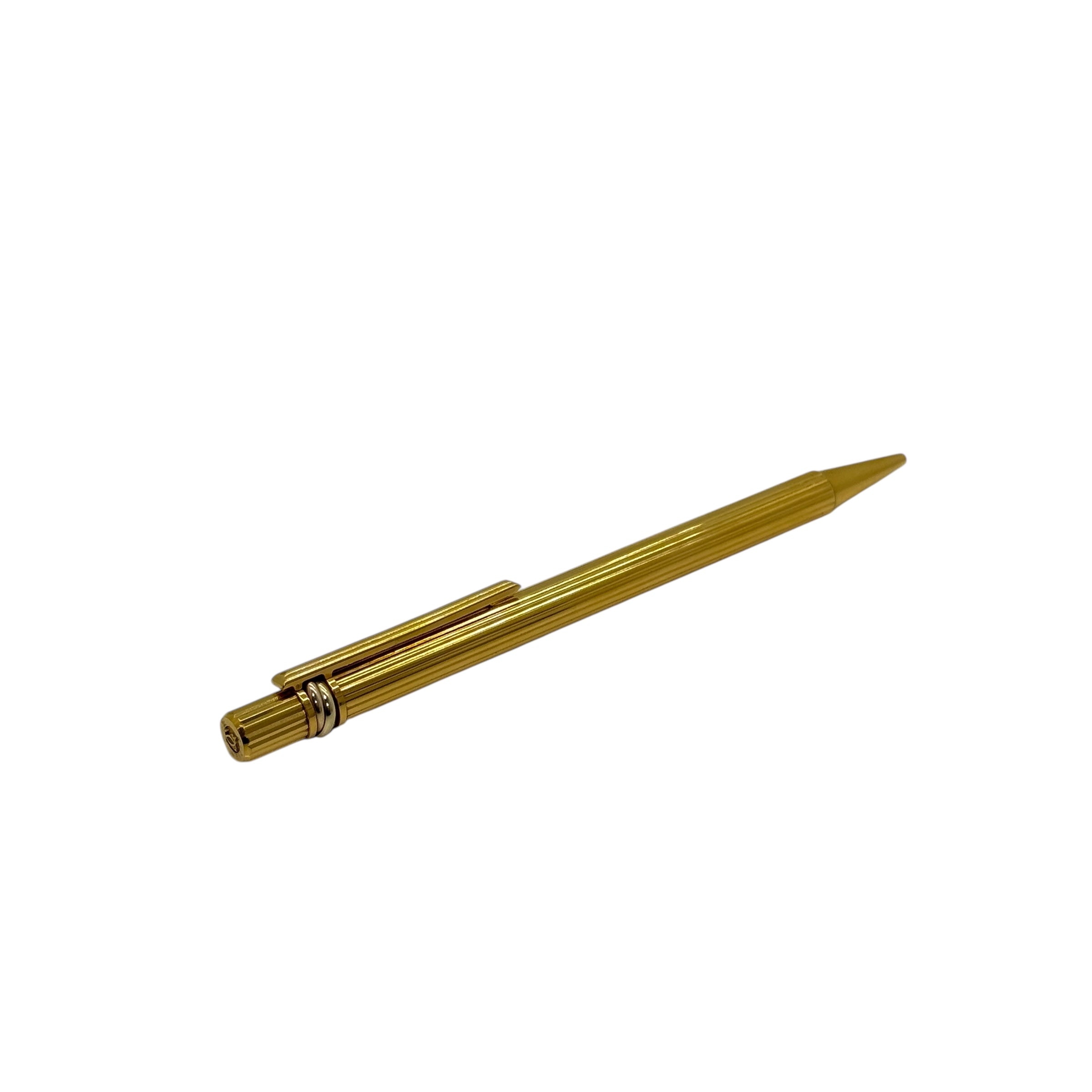 Trilogy penna a sfera placcata oro