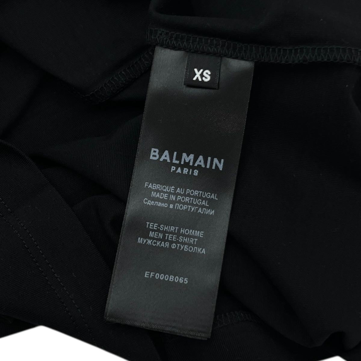 BALMAIN PARIS T-SHIRT CON STAMPA TG XS (VESTE L)