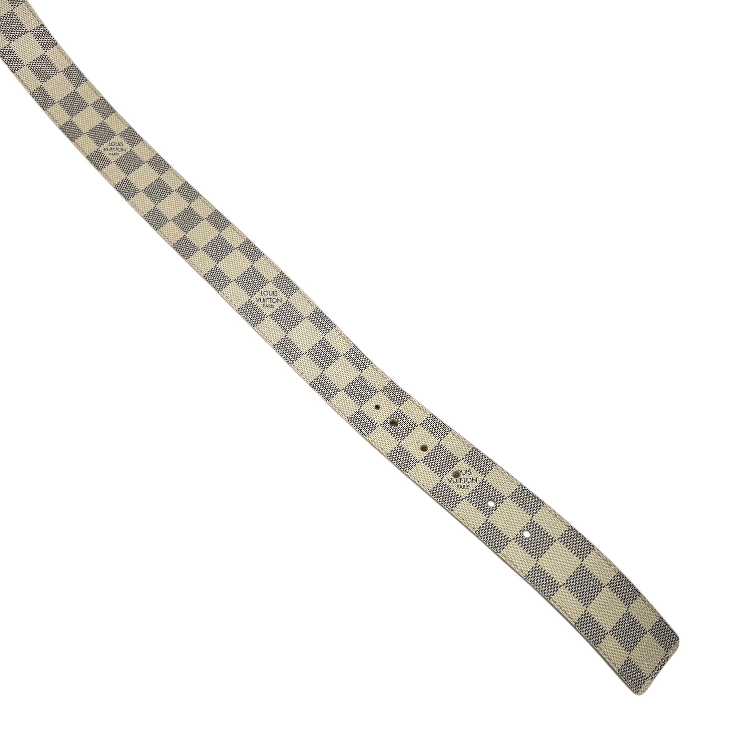 Initiales cintura damier azur Tg. 90