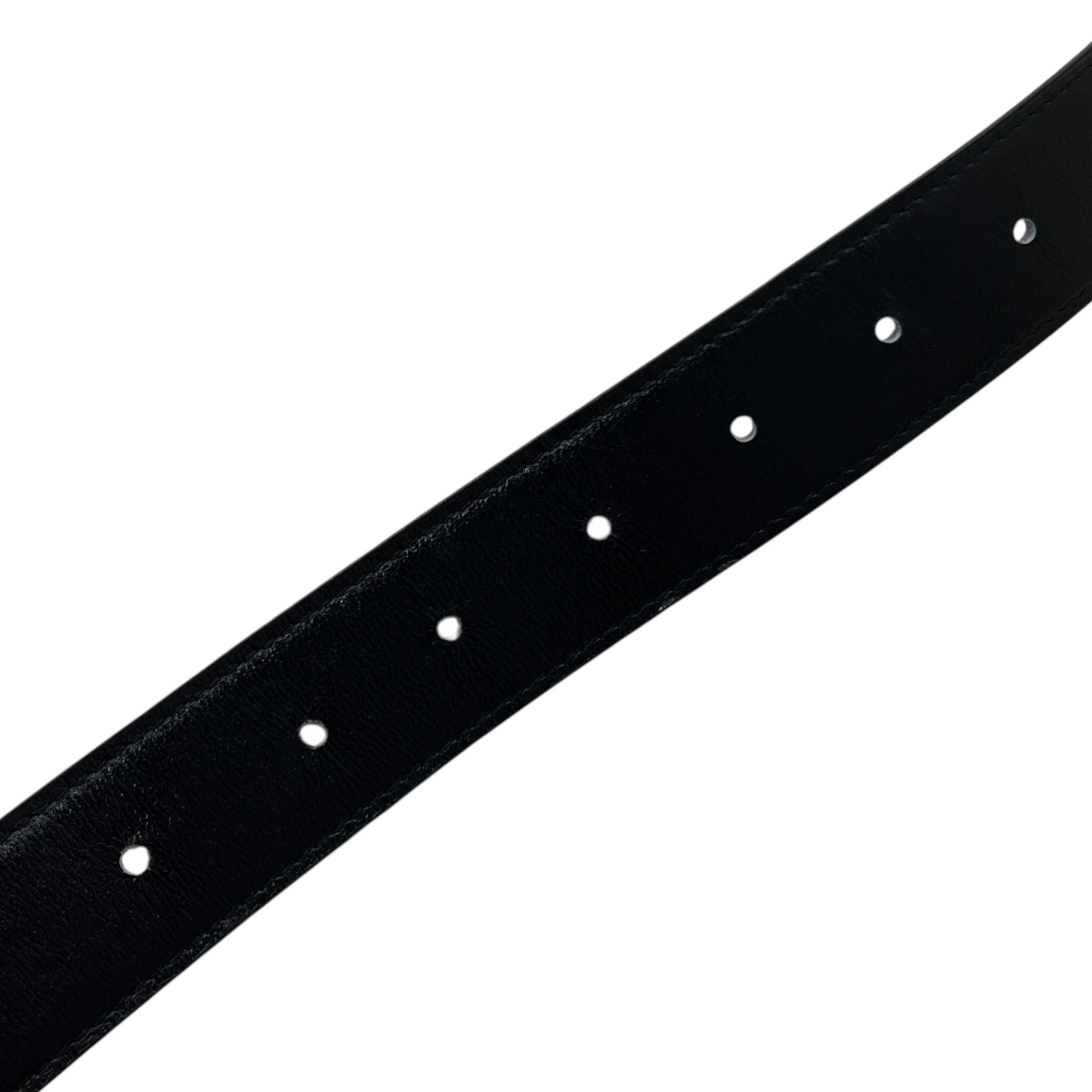 Fibbia H da cintura & pelle reversibile 32 mm