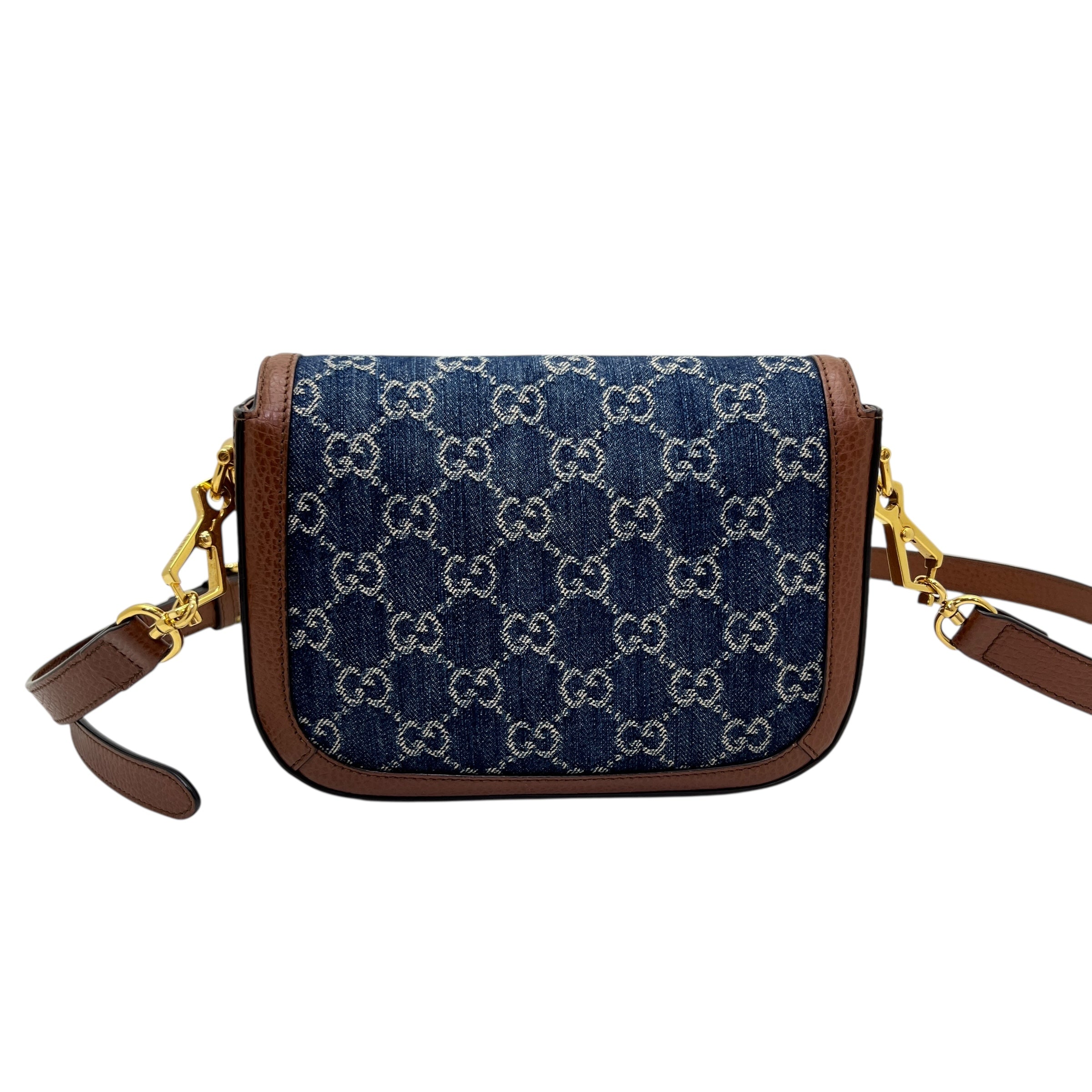 Horsebit 1955 Denim borsa a tracolla