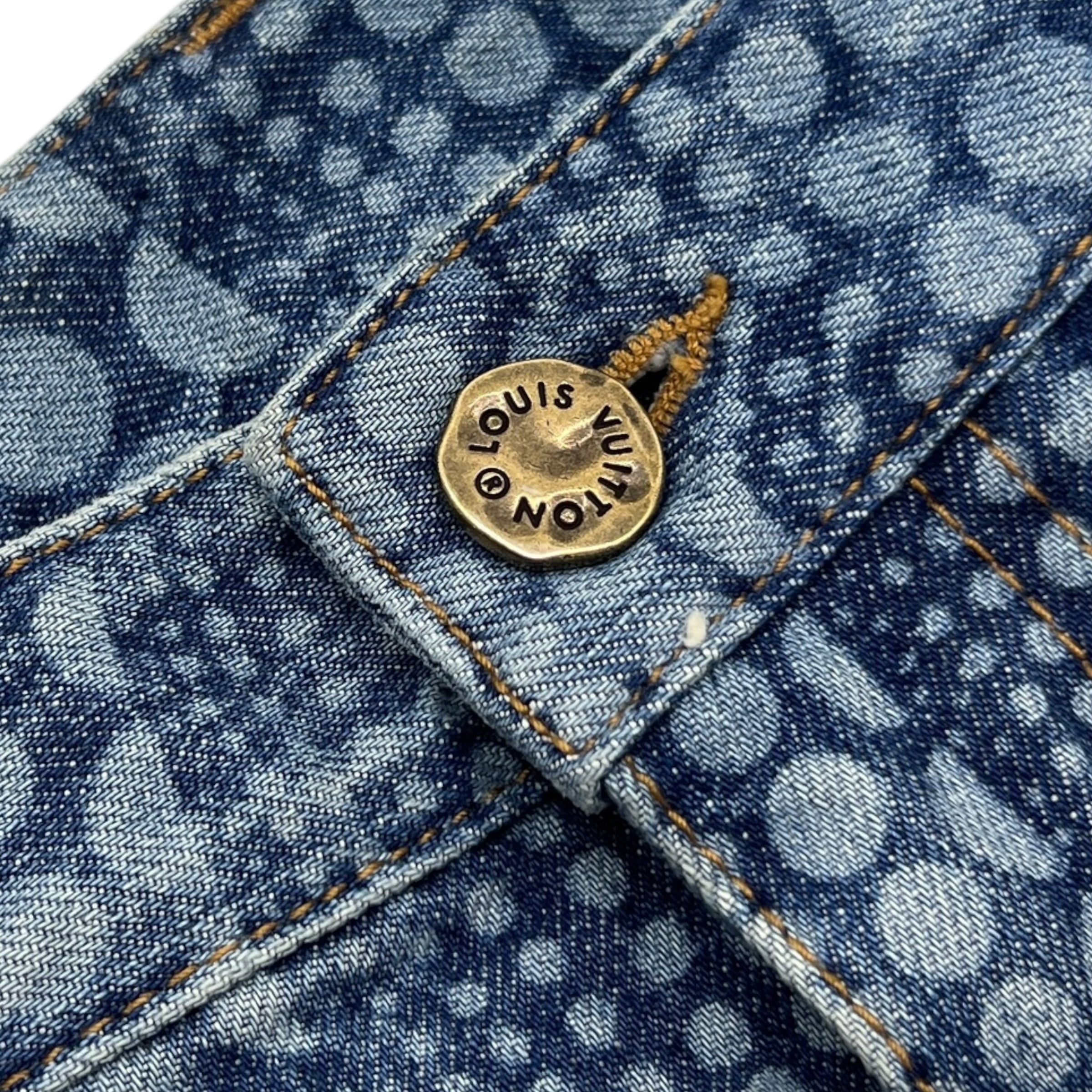 Louis Vuitton x Yayoi Kusama PUMPKIN denim jeans TG 33