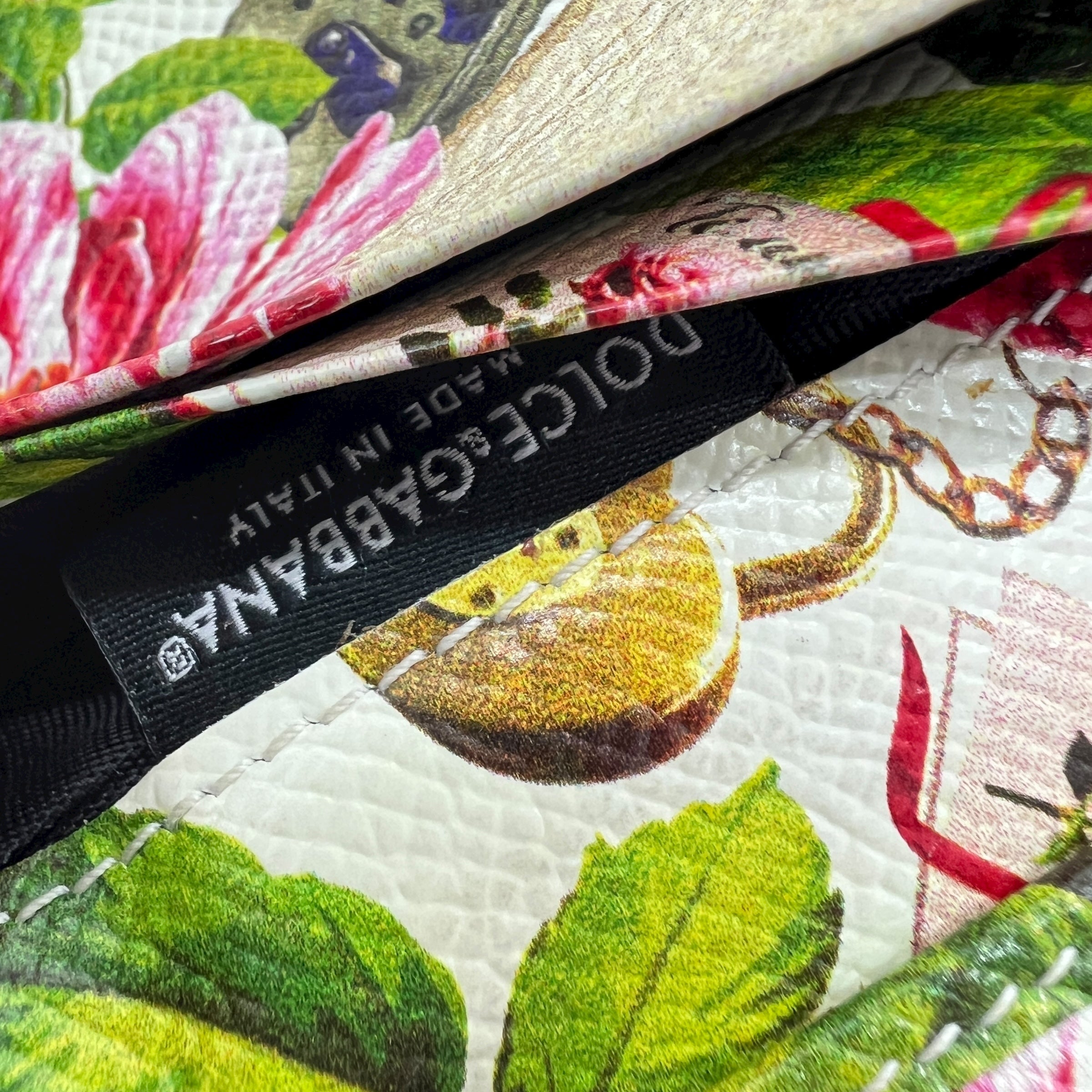 Portafoglio in pelle metallizzato