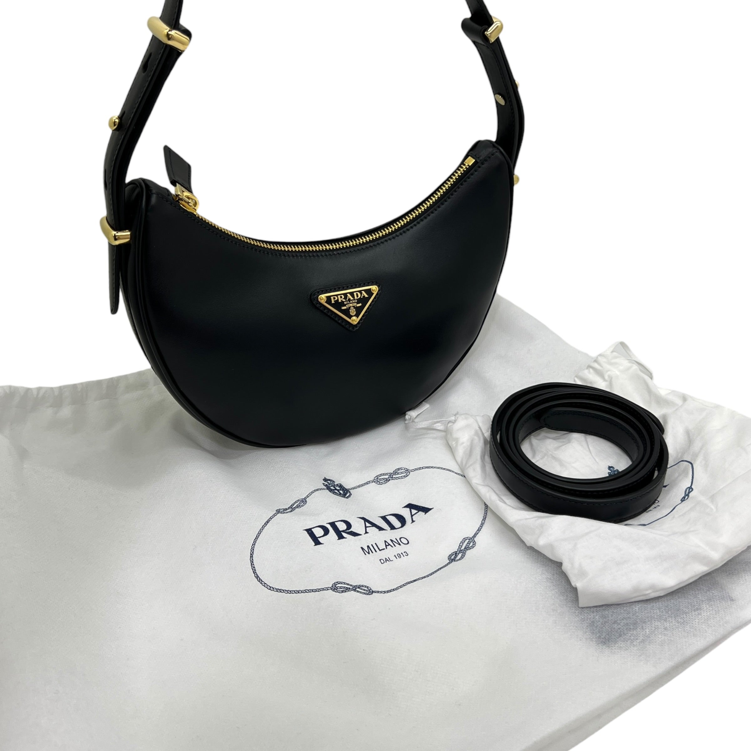 Borsa a spalla Arqué small in pelle