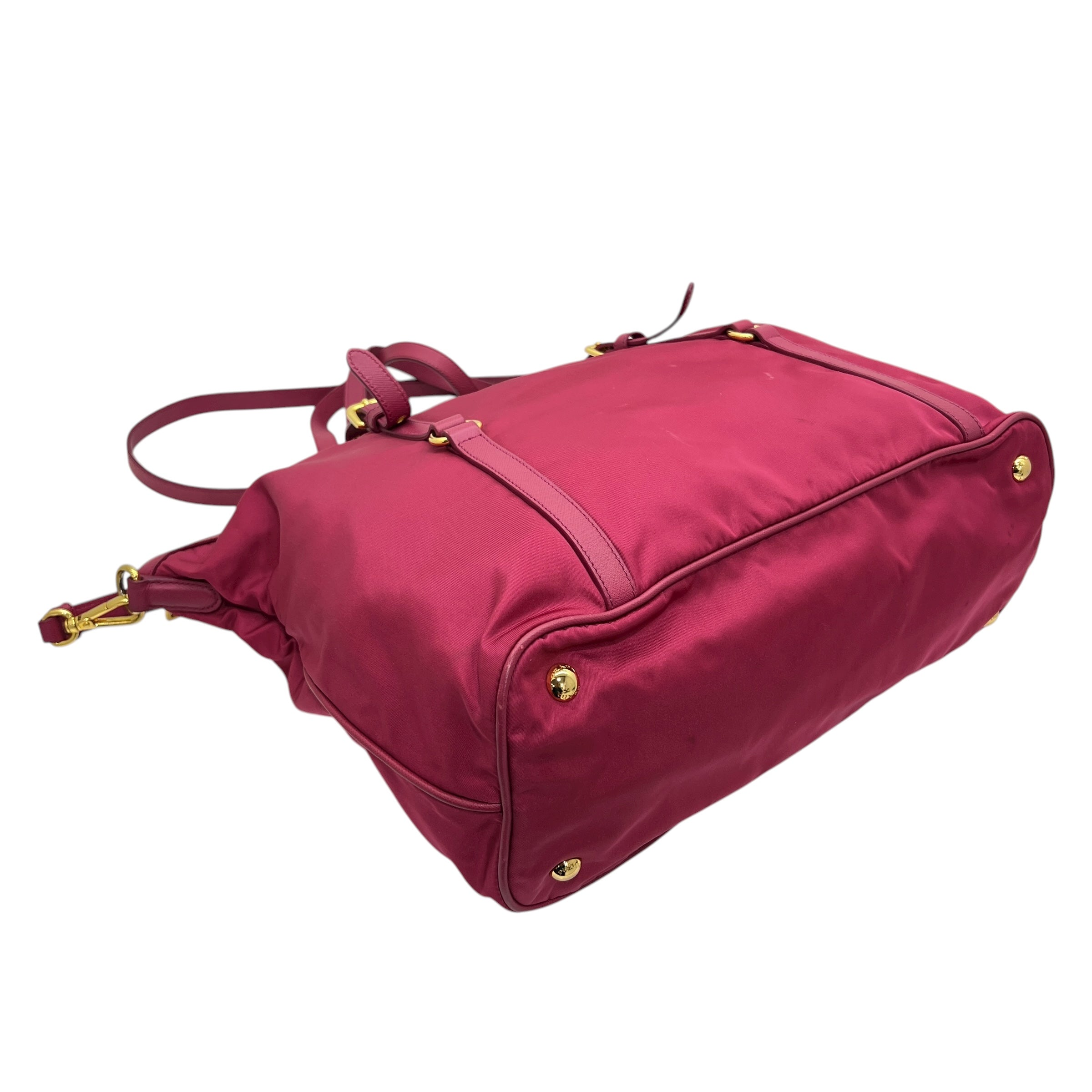 Borsa grande in Nylon e Saffiano