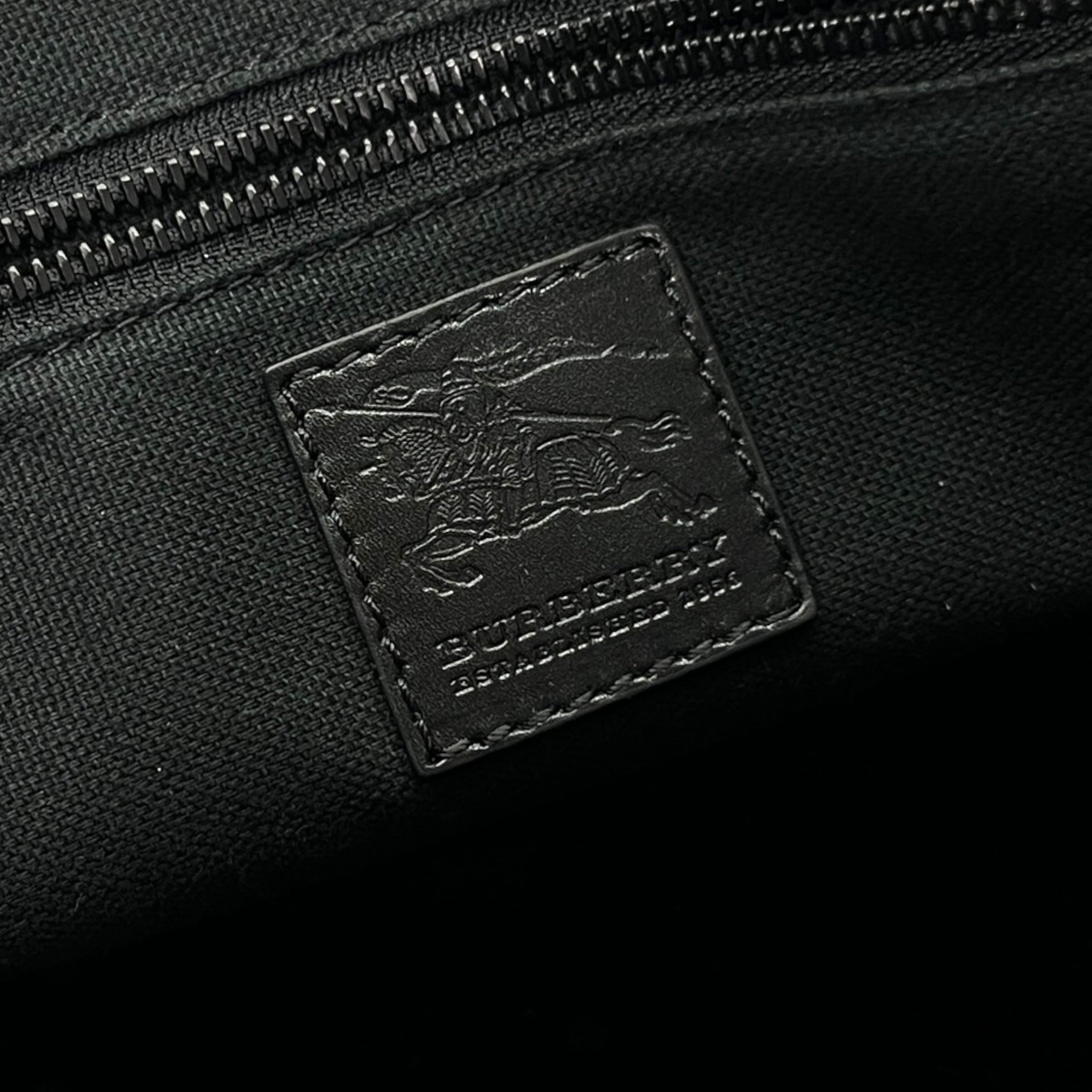 Borsa shopping in pelle Check