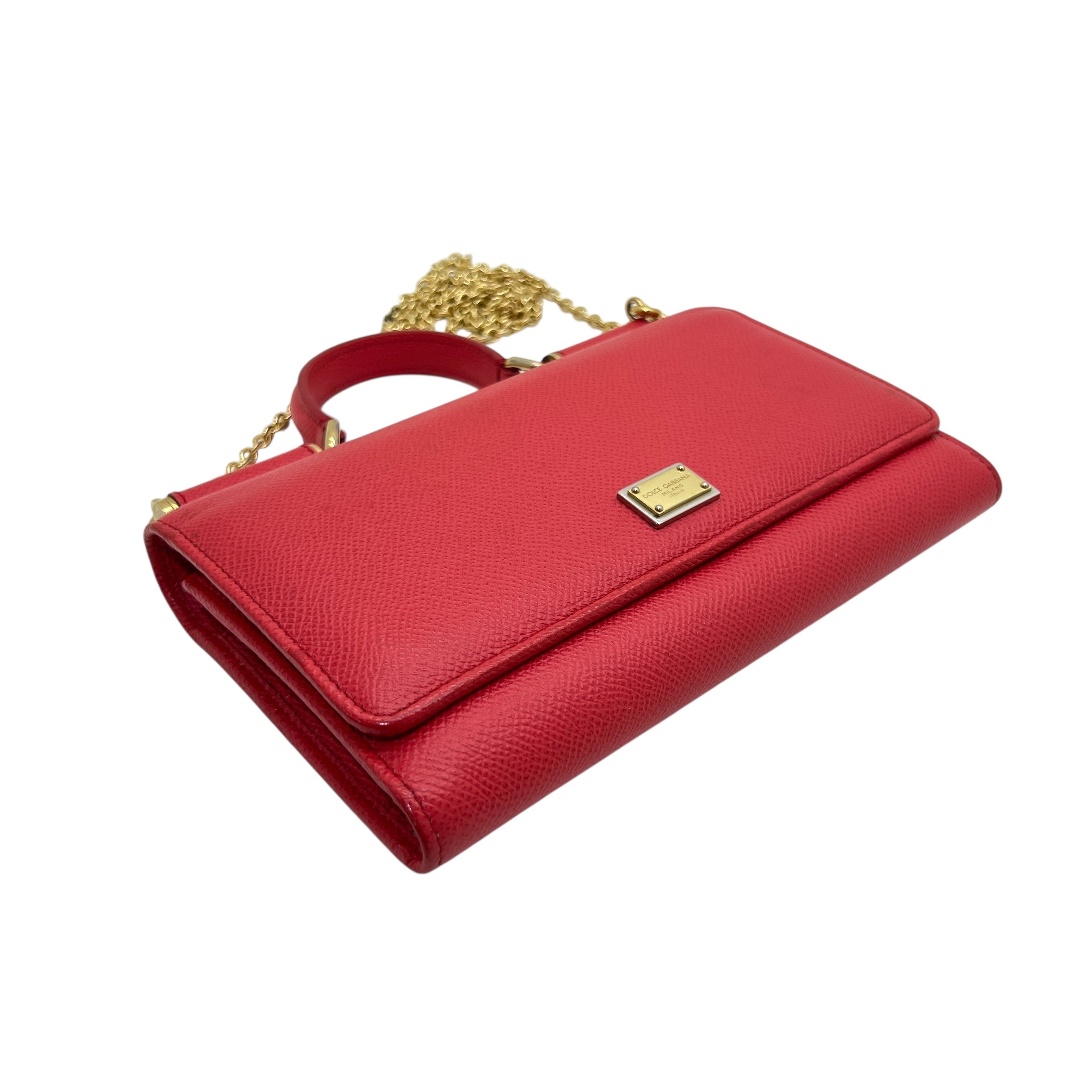 Mini bag in pelle di vitello stampa Dauphine