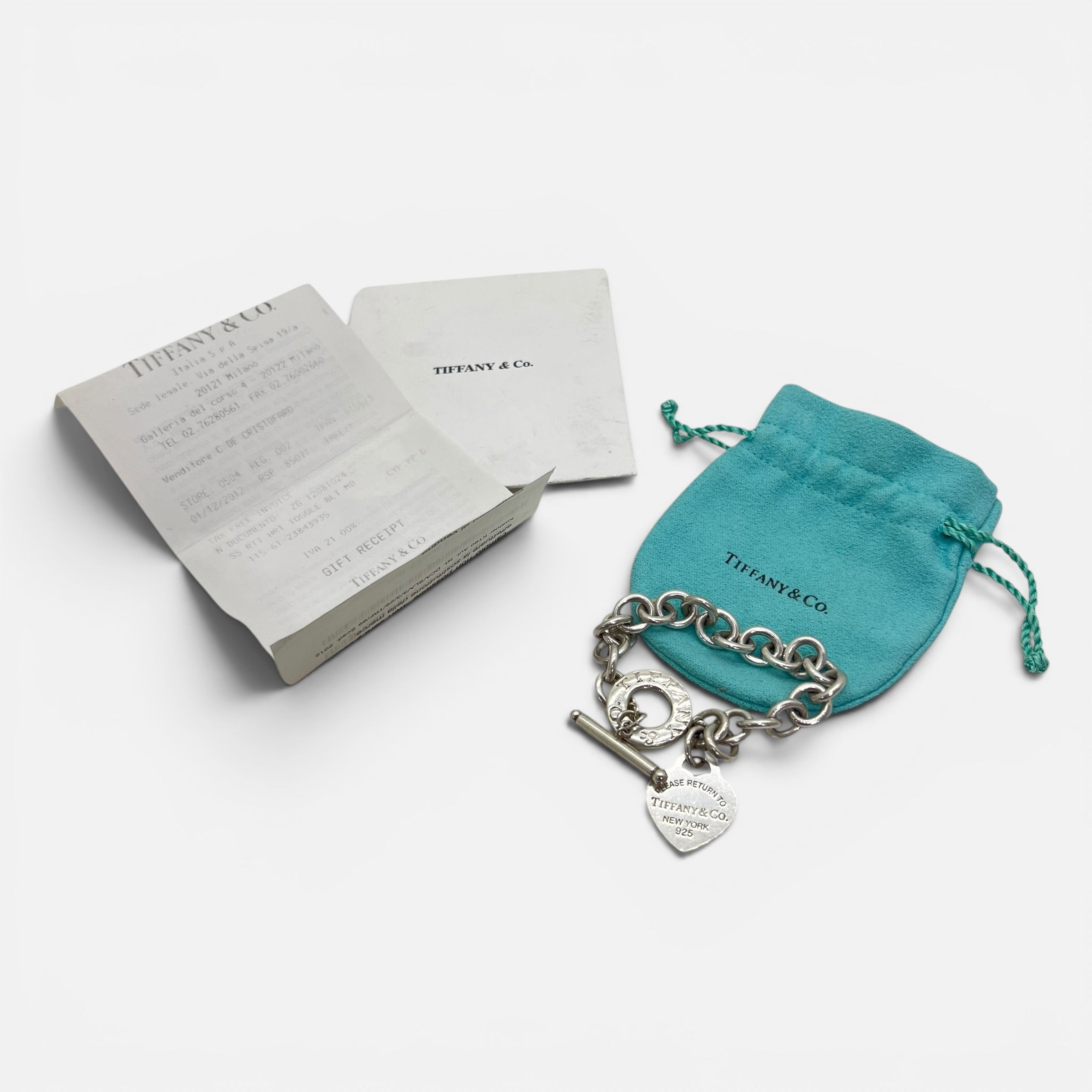 Bracciale Heart Tag con chiusura Toggle (personalizzato Cecilia)