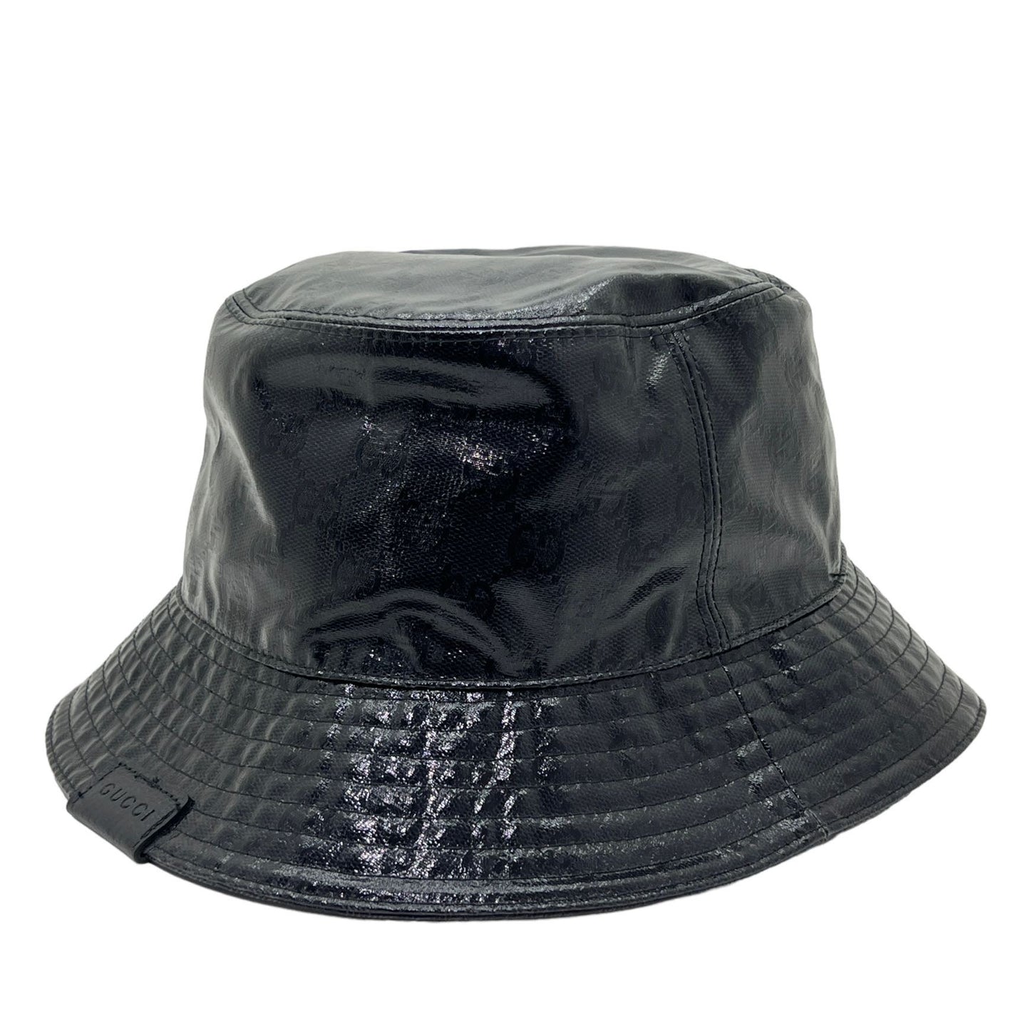 GUCCI CAPPELLO DA PESCATORE IN TELA GG CRYSTAL TG L