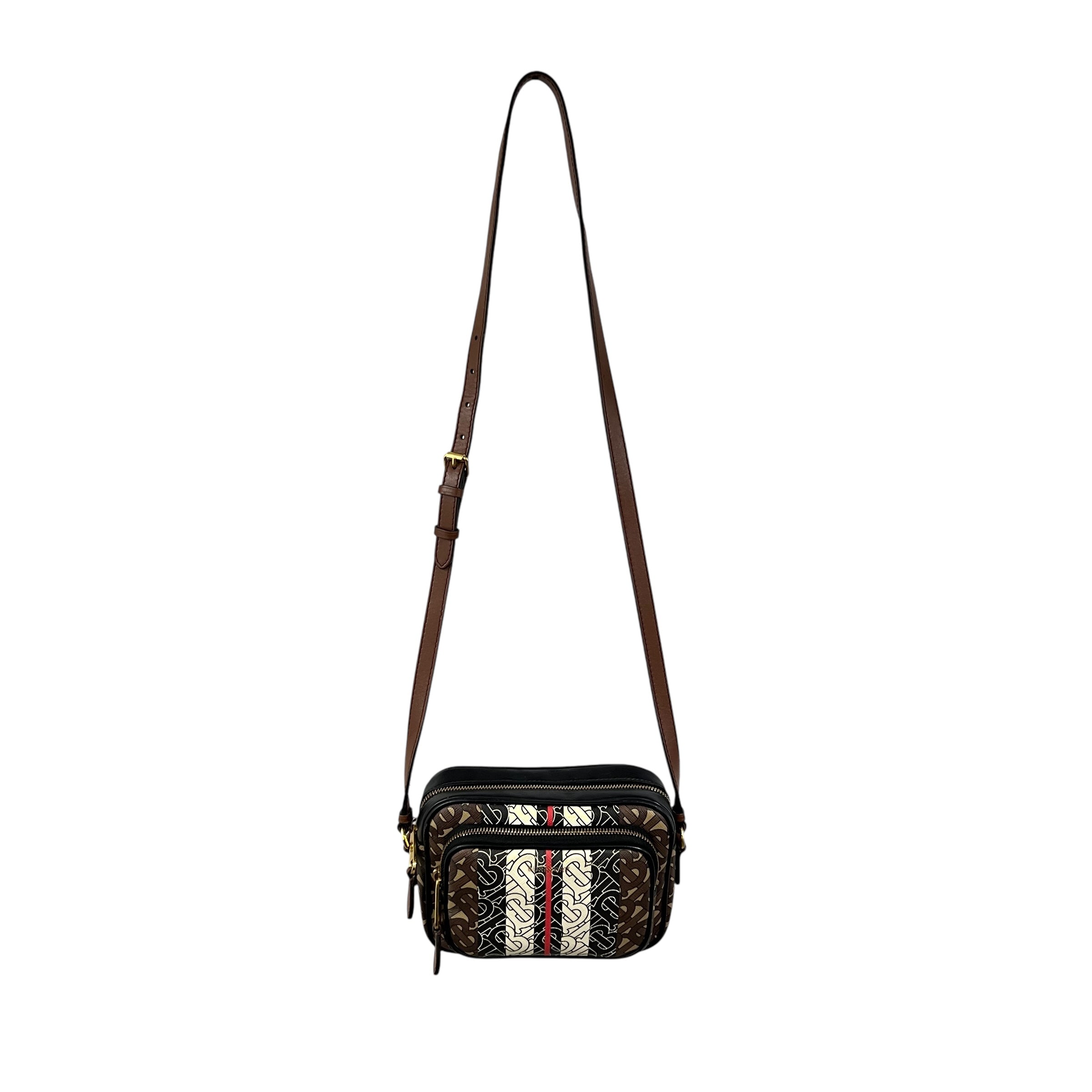 Burberry camera bag piccola con tracolla