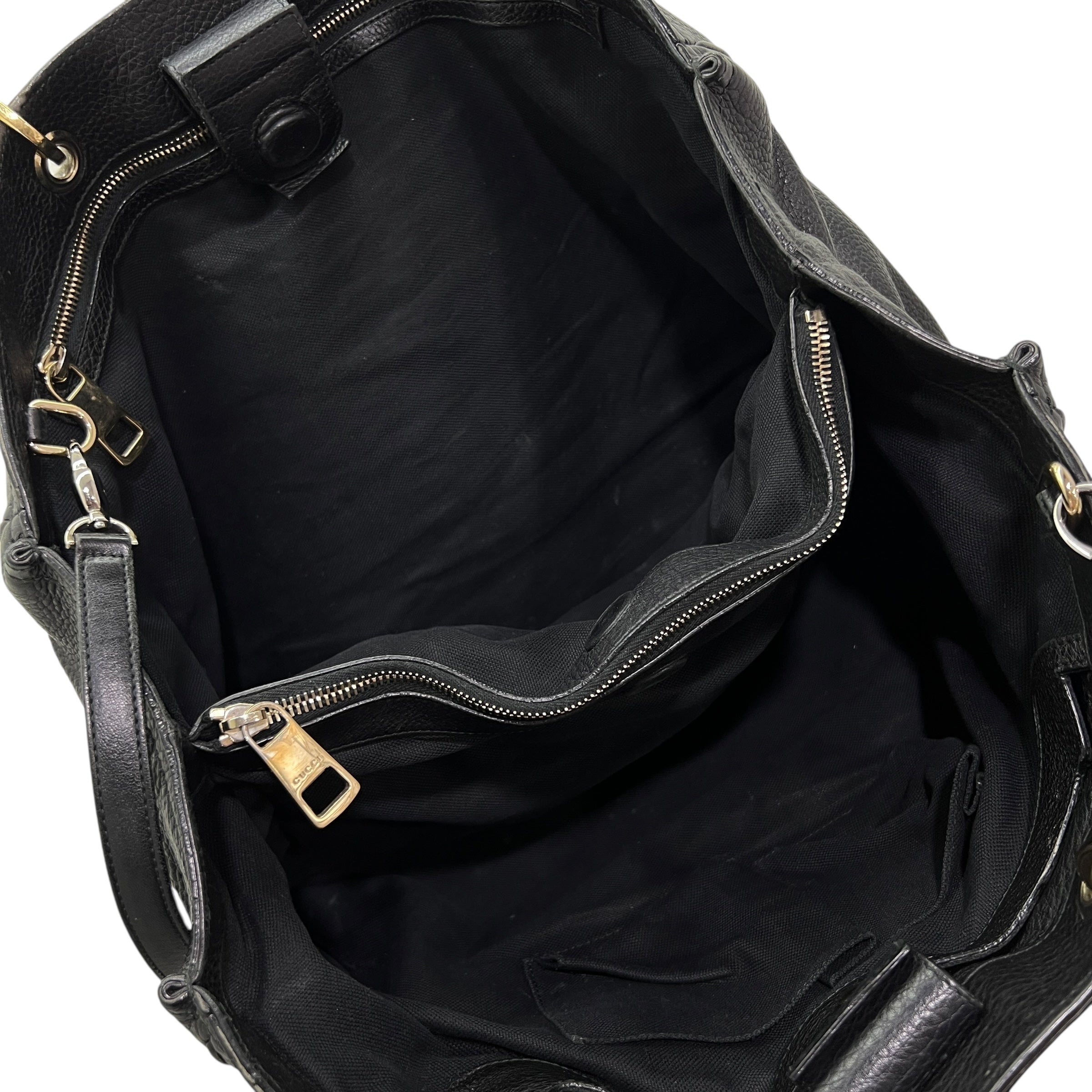 Shopper Bamboo in pelle