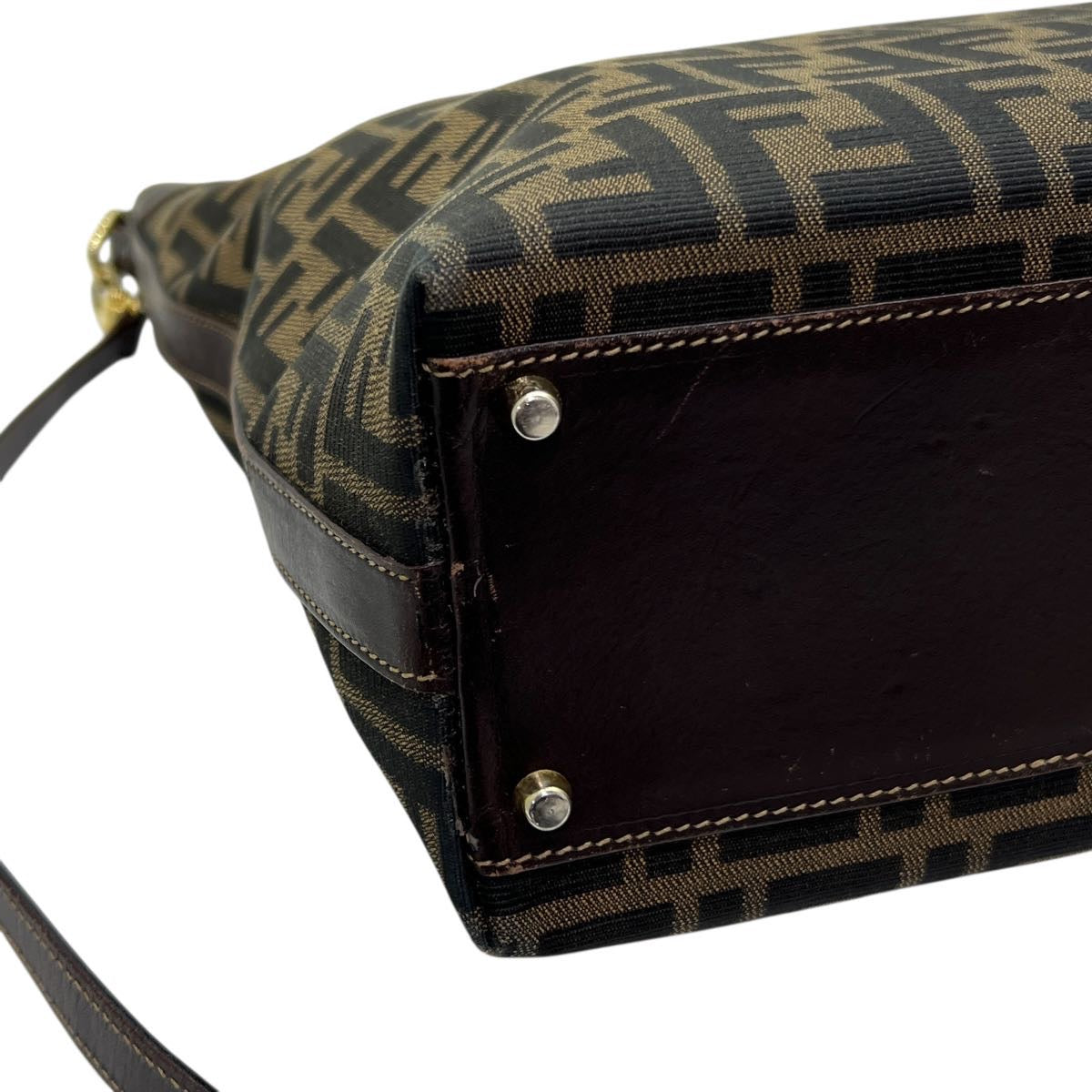 FENDI BORSA SHOPPING FF VINTAGE CON TRACOLLA