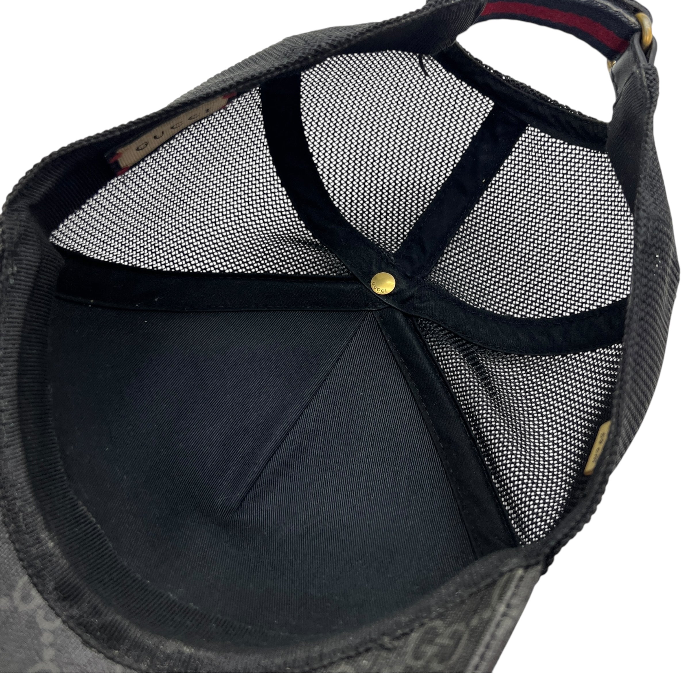 Gucci cappello Snake in GG Supreme tg L